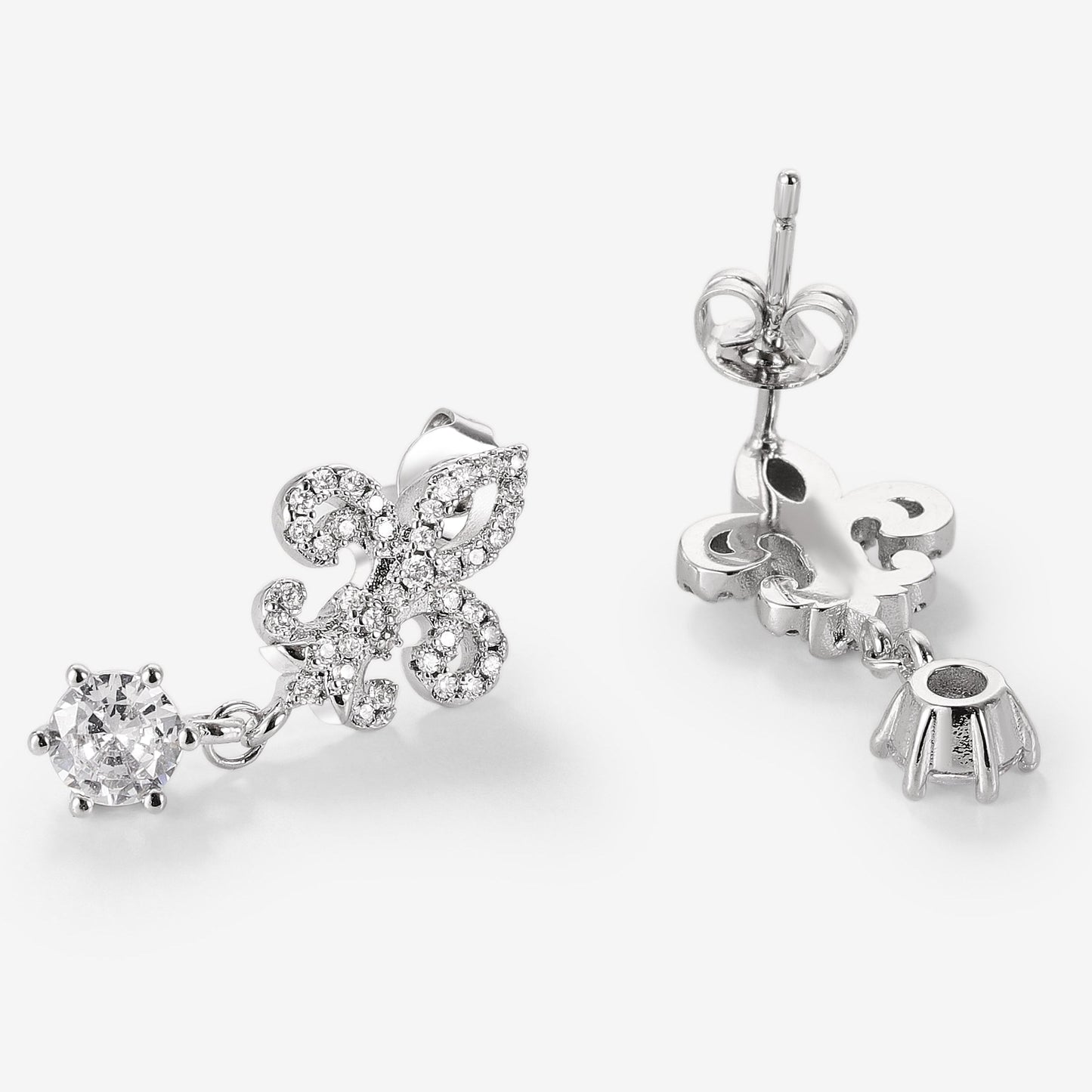 Lahela Jewelry Flower Inspired Iris Earrings Set 2pcs