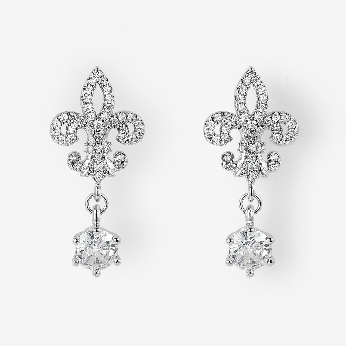 Lahela Jewelry Flower Inspired Iris Earrings Set 2pcs
