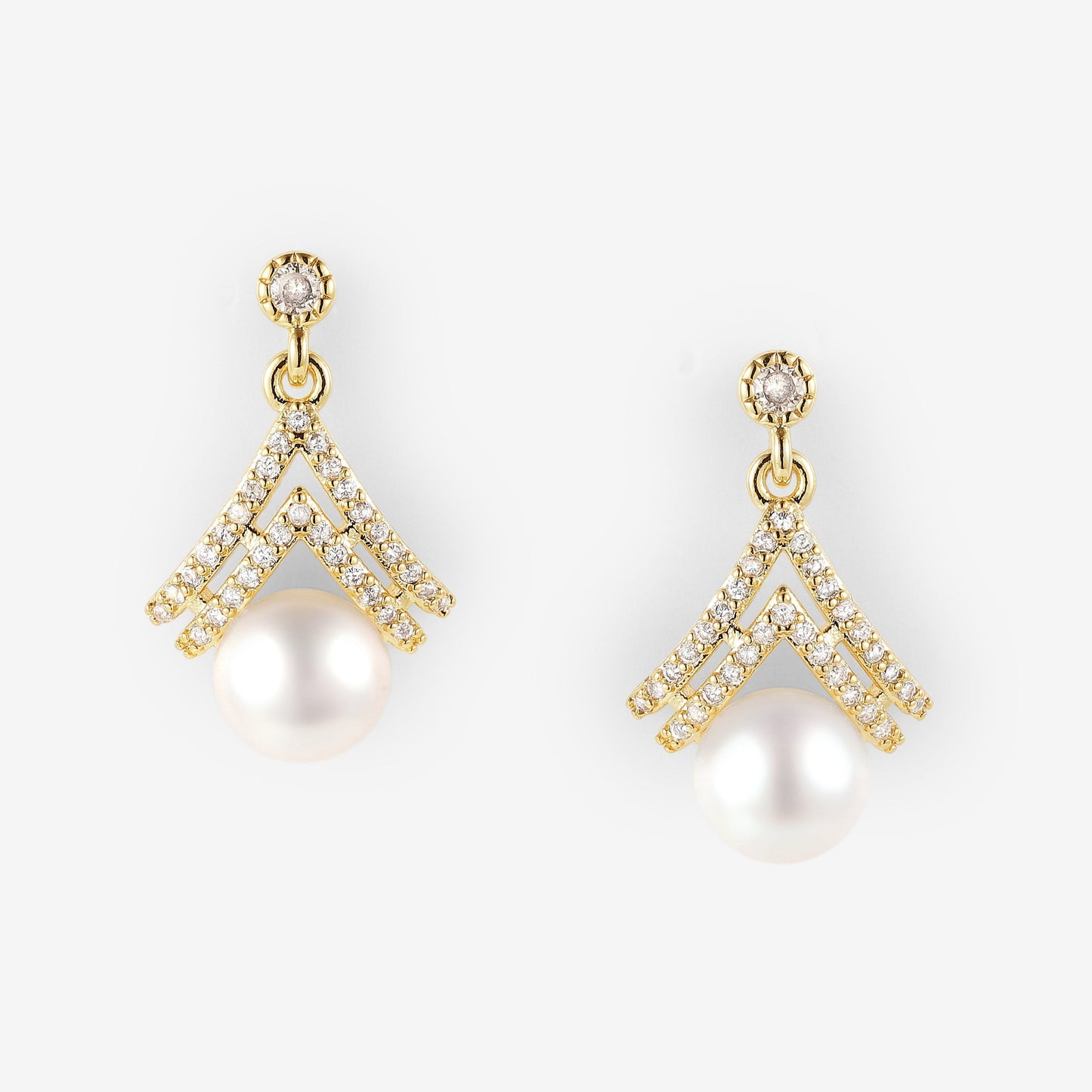 Lahela Jewelry Pearl Earrings Set 2pcs