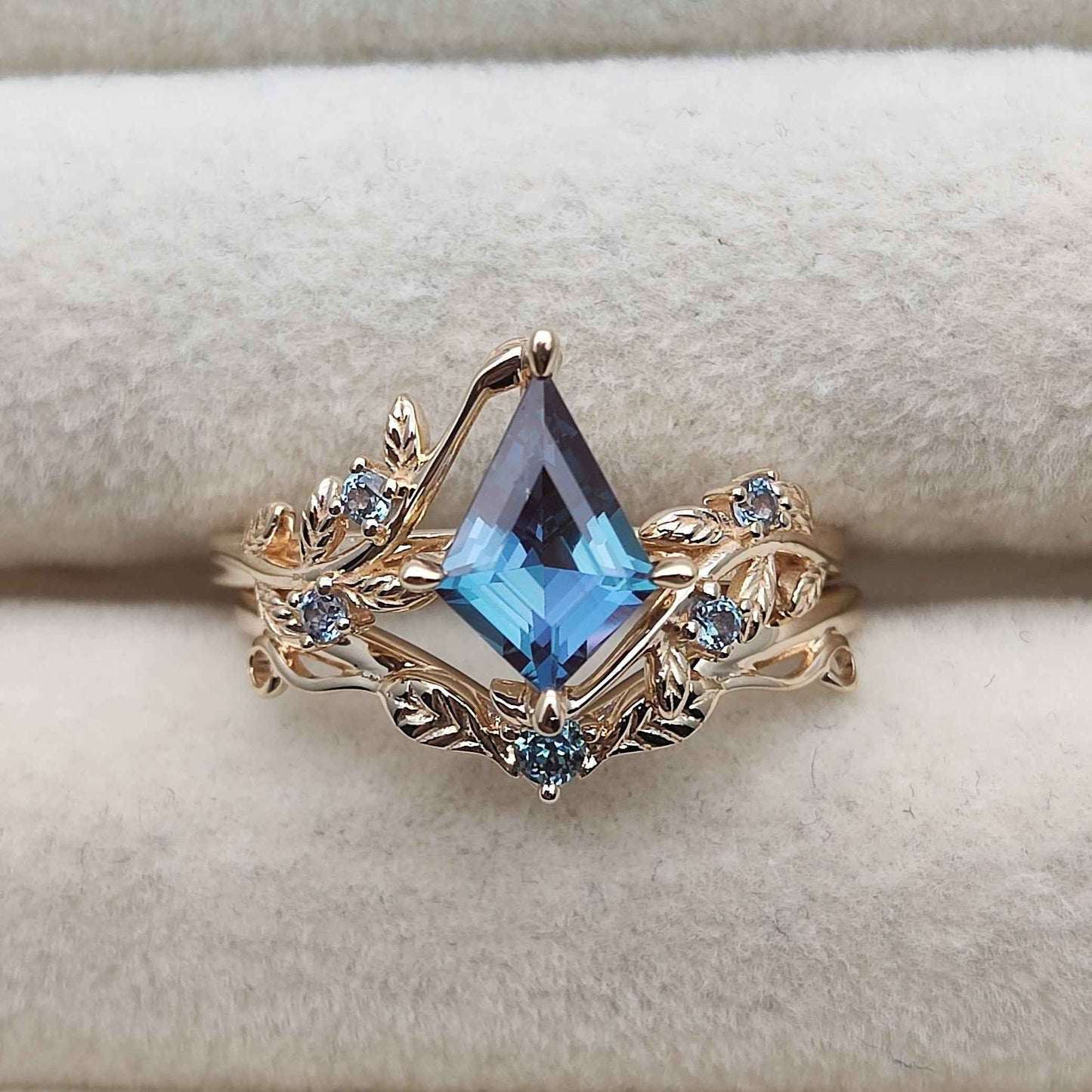 Custom Alexandrite Ring Set for Anthony DeCario