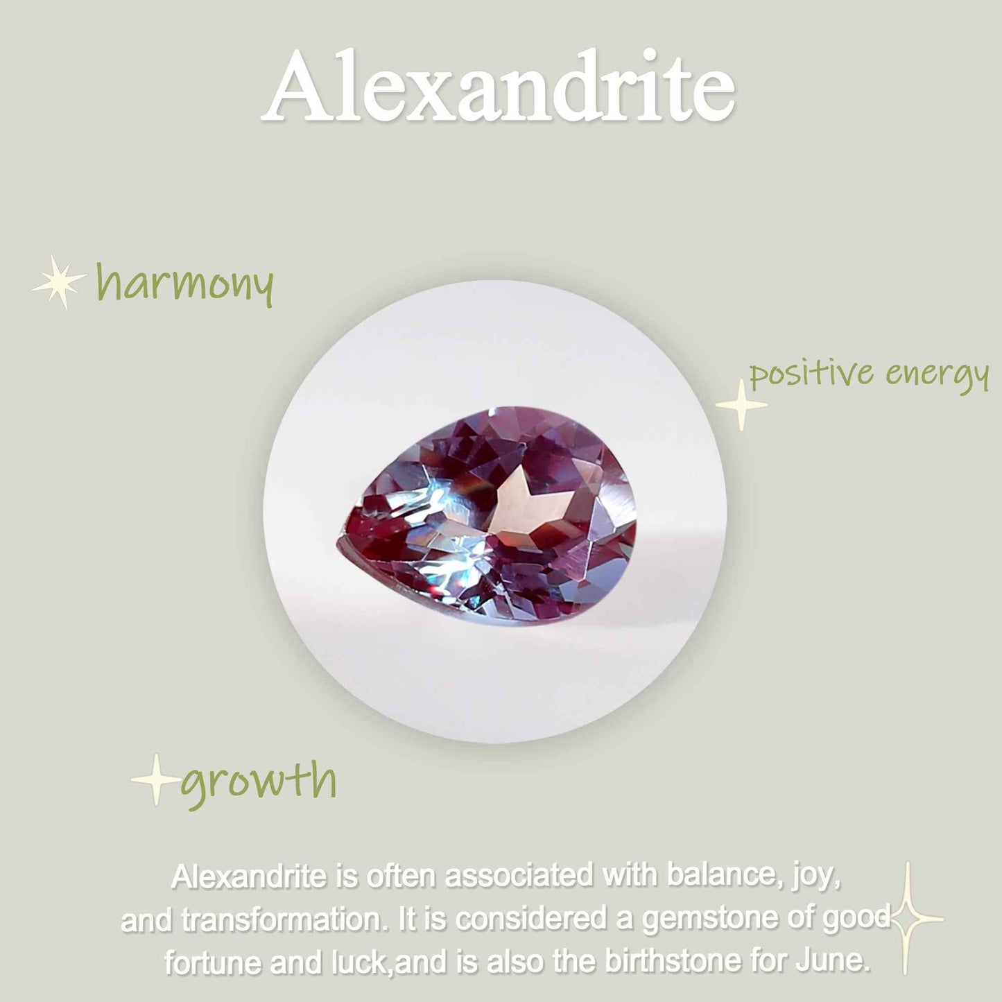 Hexagon Cut Alexandrite Five Stone Gemstone Ring Set 2pcs