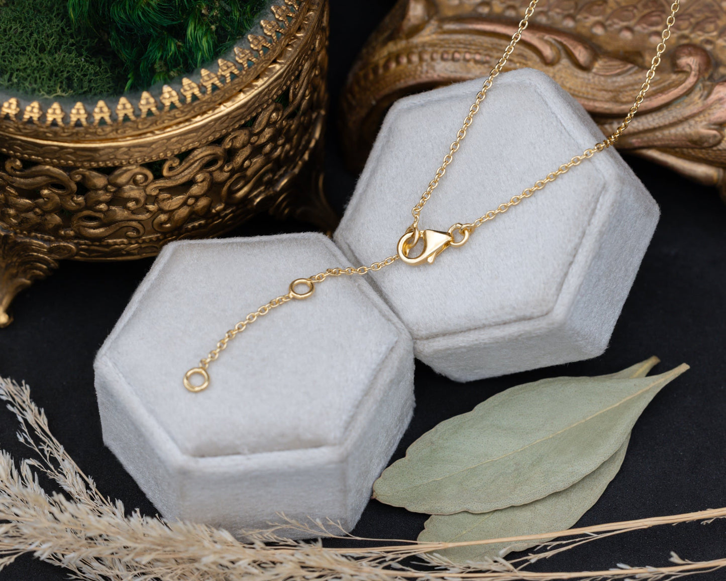 Luna Collection - Sun & Moon Pendant Necklace With Apatite Accents In 18K Gold Vermeil - By Jorge Revilla