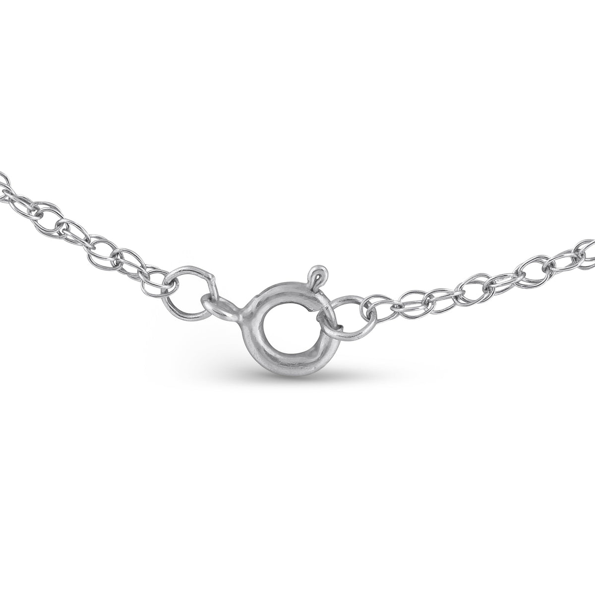 1/3Ct Diamond Circle Pendant Women's 18" Necklace 5/8" Wide