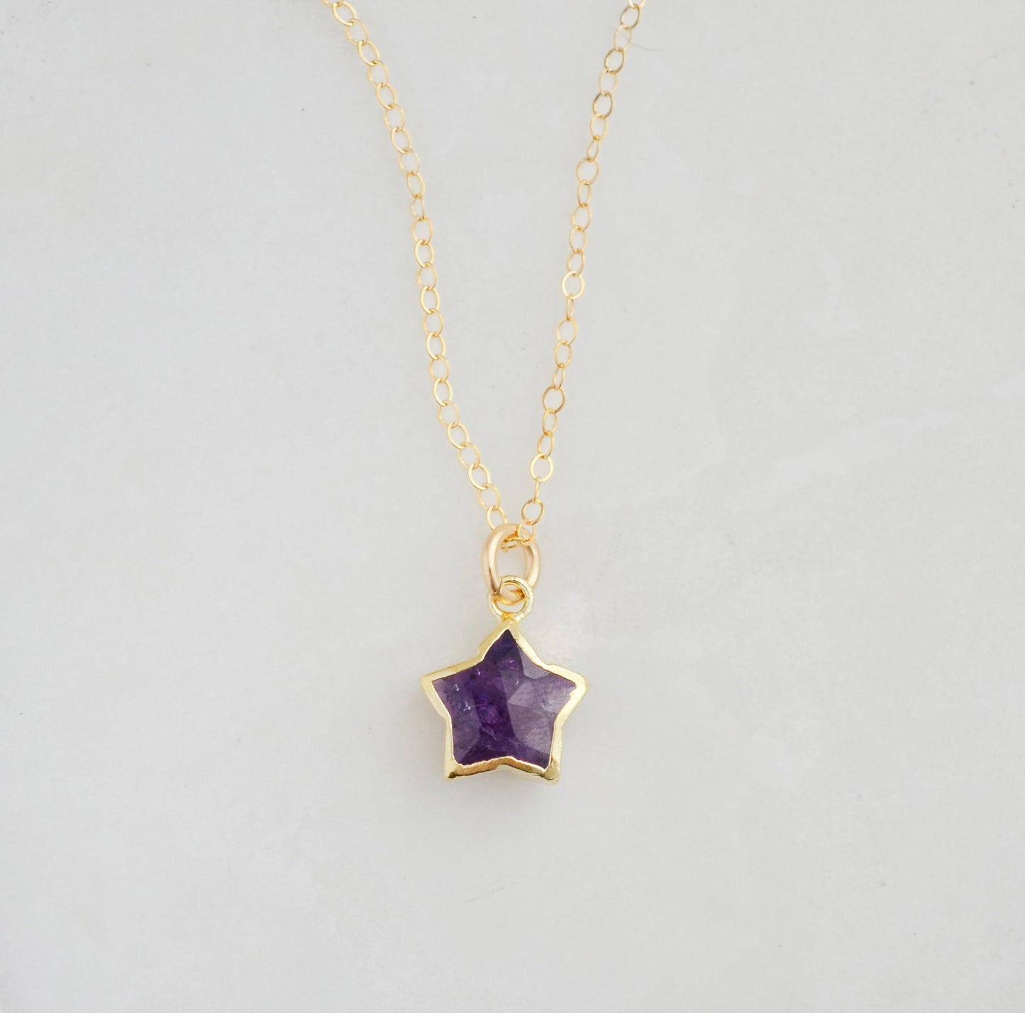 Stargazer Necklace: Amethyst