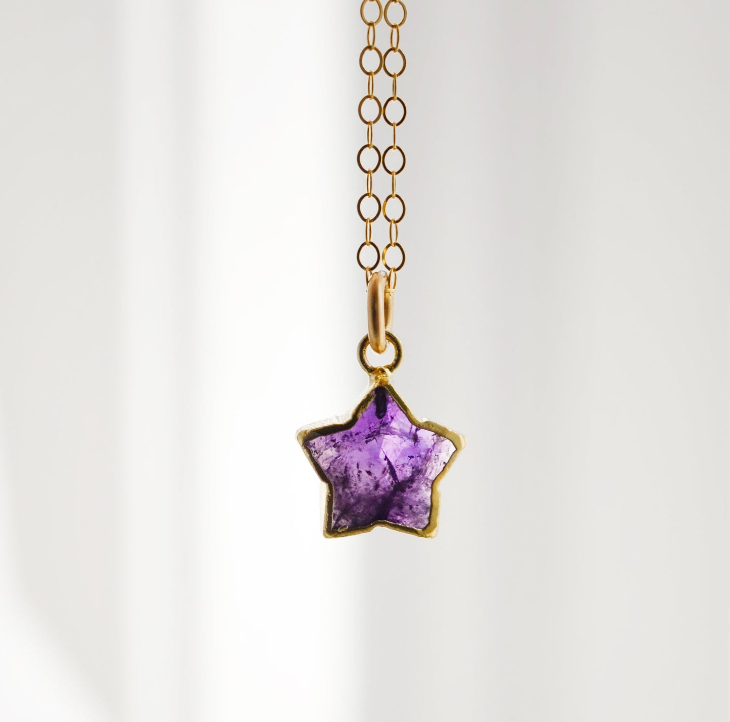 Stargazer Necklace: Amethyst
