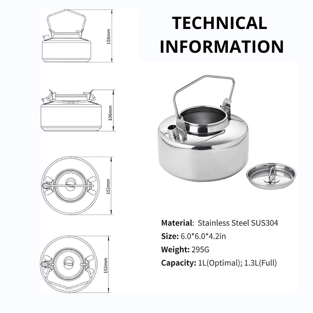 Antarcti Stainless Steel Coffee Kettle