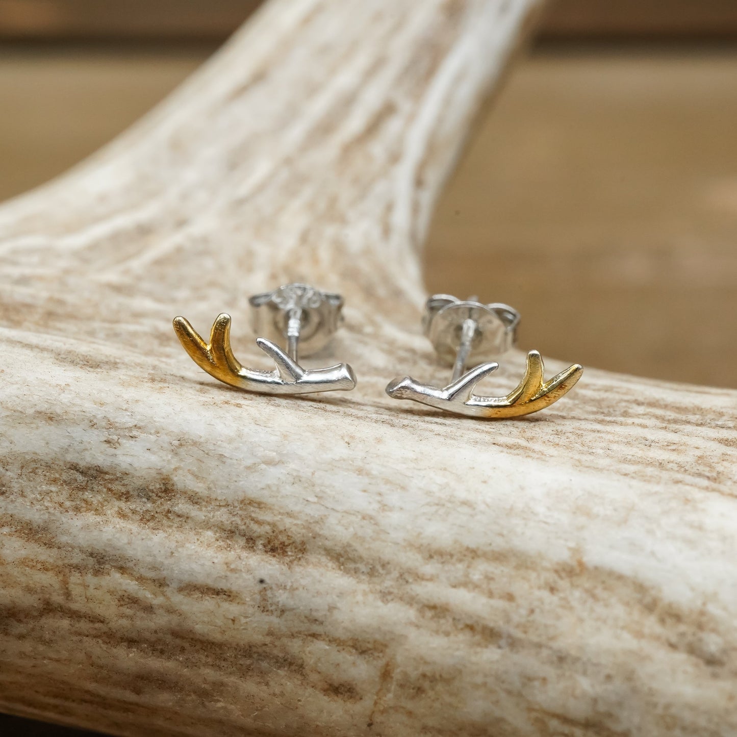 Antler Stud Earrings