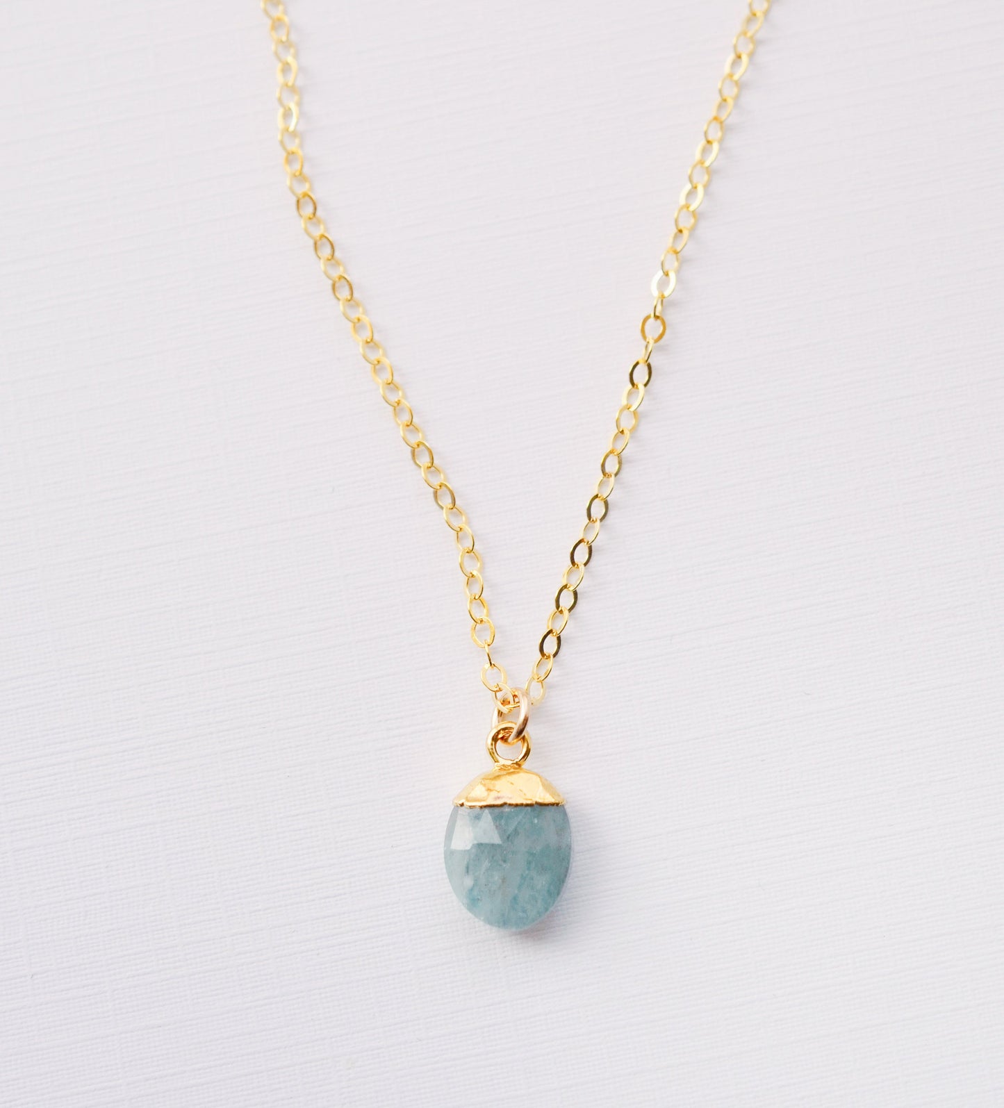 Indra Necklace: Aquamarine