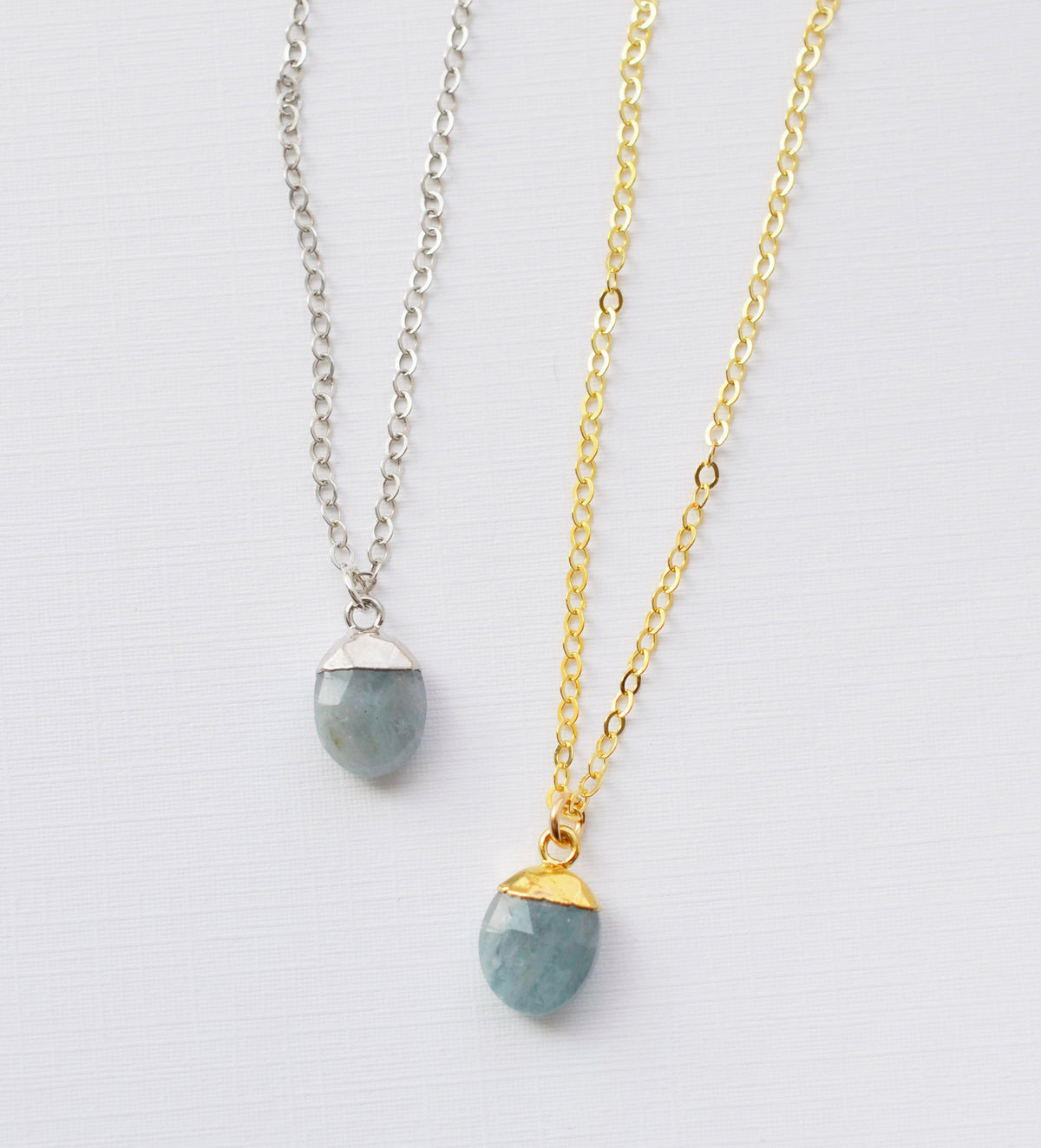 Indra Necklace: Aquamarine