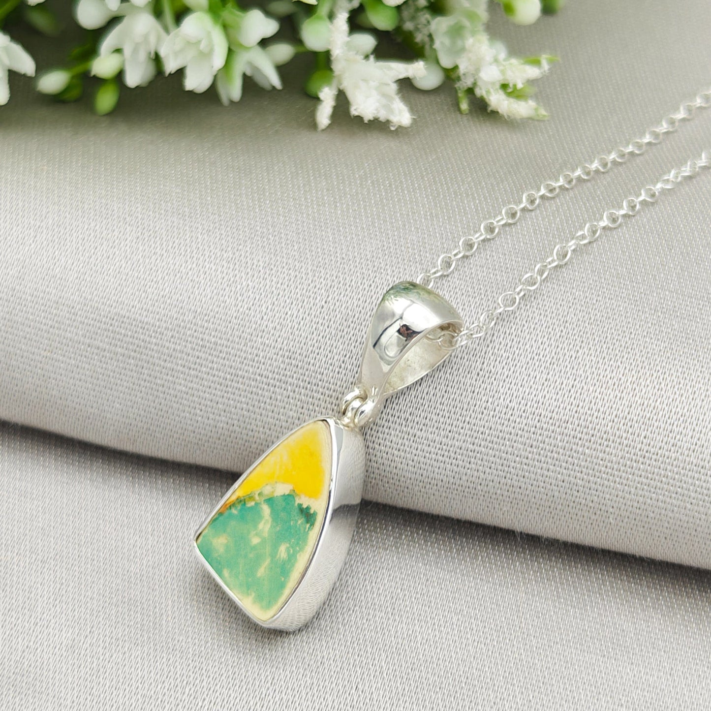 Bizarre Collection 20mm Clarice Cliff Necklaces | Upcycled Art Deco Sterling Silver Pendant