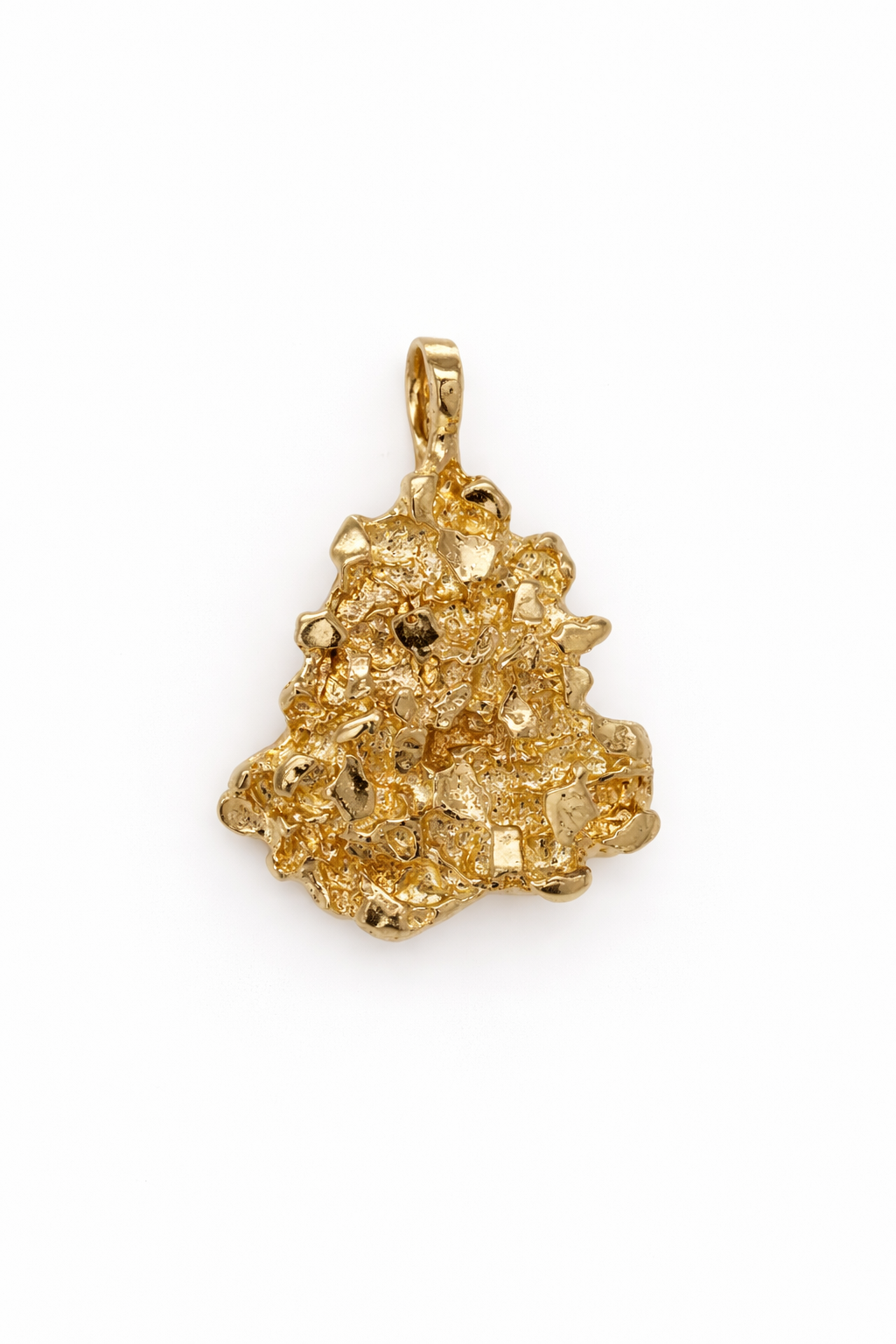 14K Yellow-gold Gold Nugget Pendant, 9.04 grams