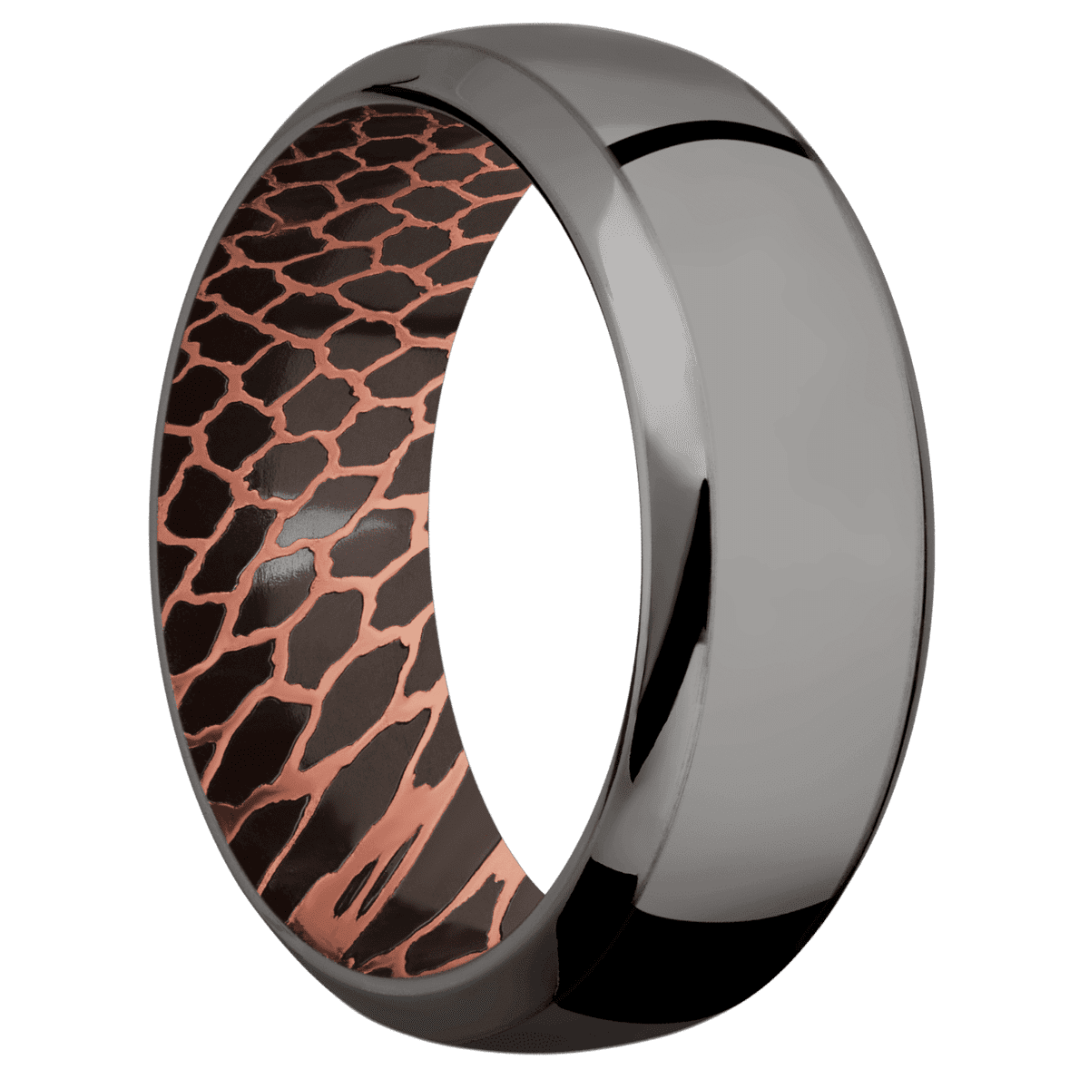 Tantalum Noir + Polish , Polish Finish + Superconductor Noir