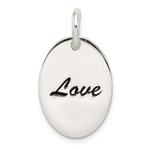Sterling Silver Love Pendant