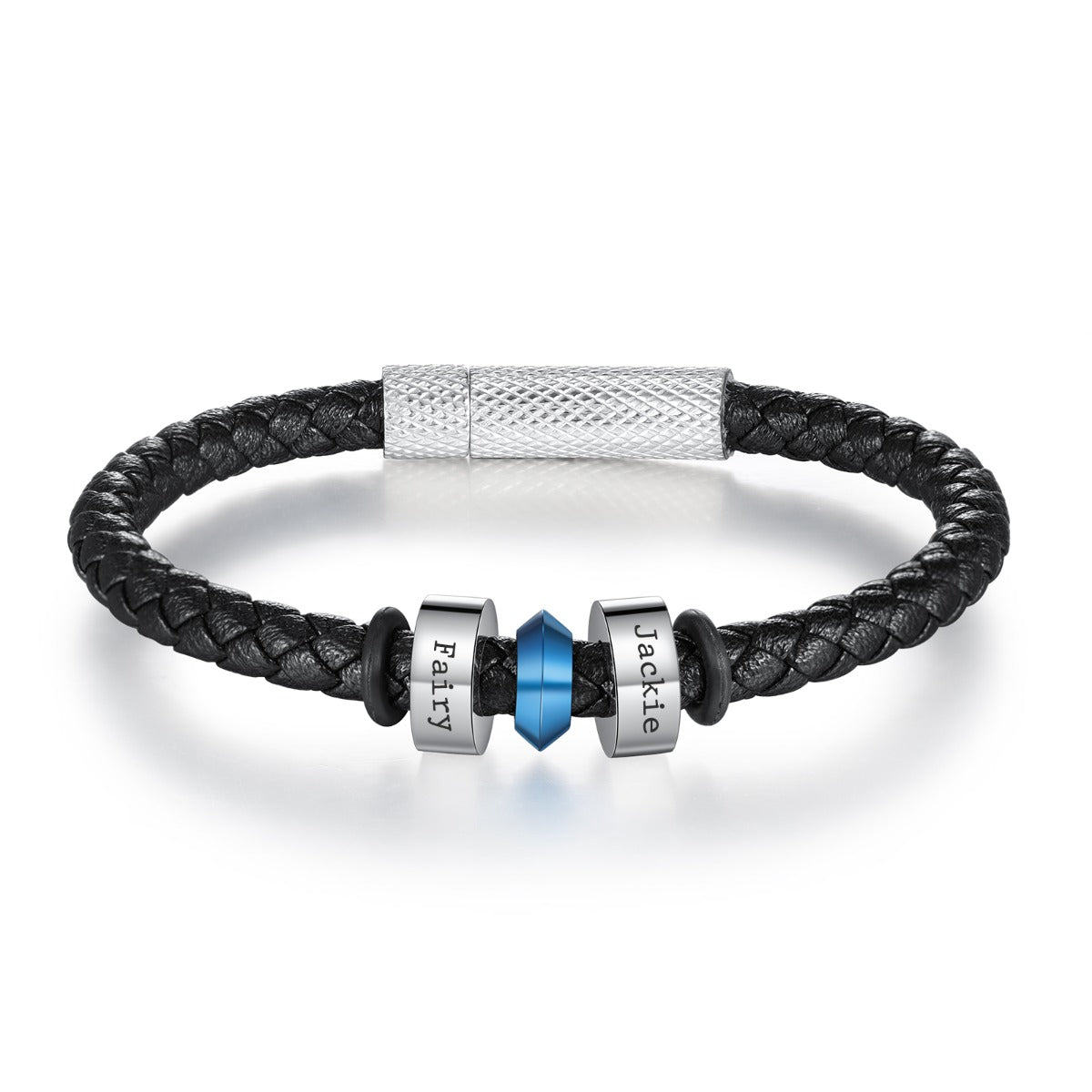 Bead leather cord bracelet #BA700175