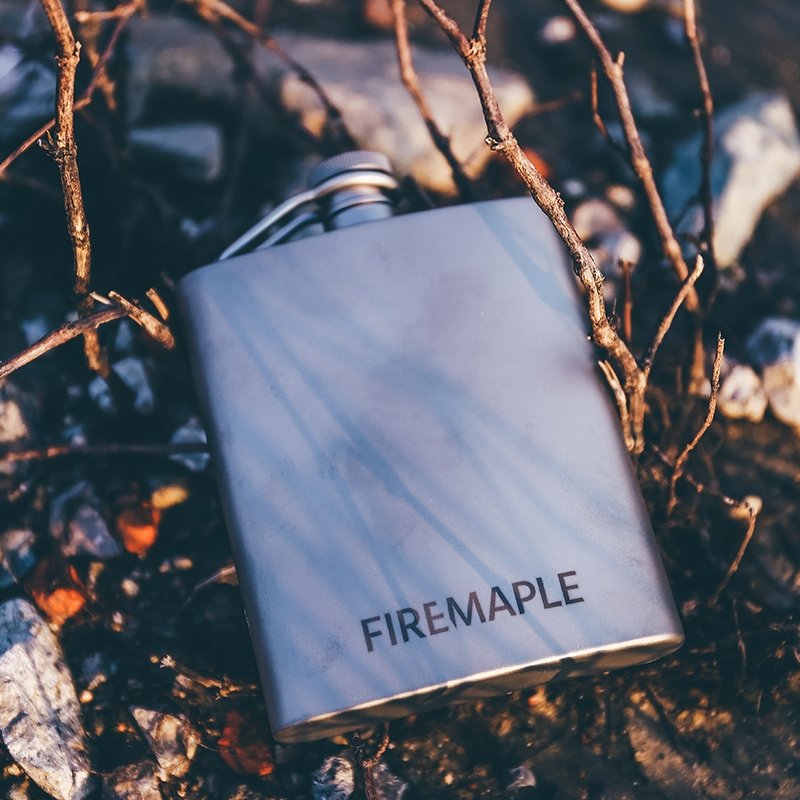 Bacchus Titanium Hip Flask