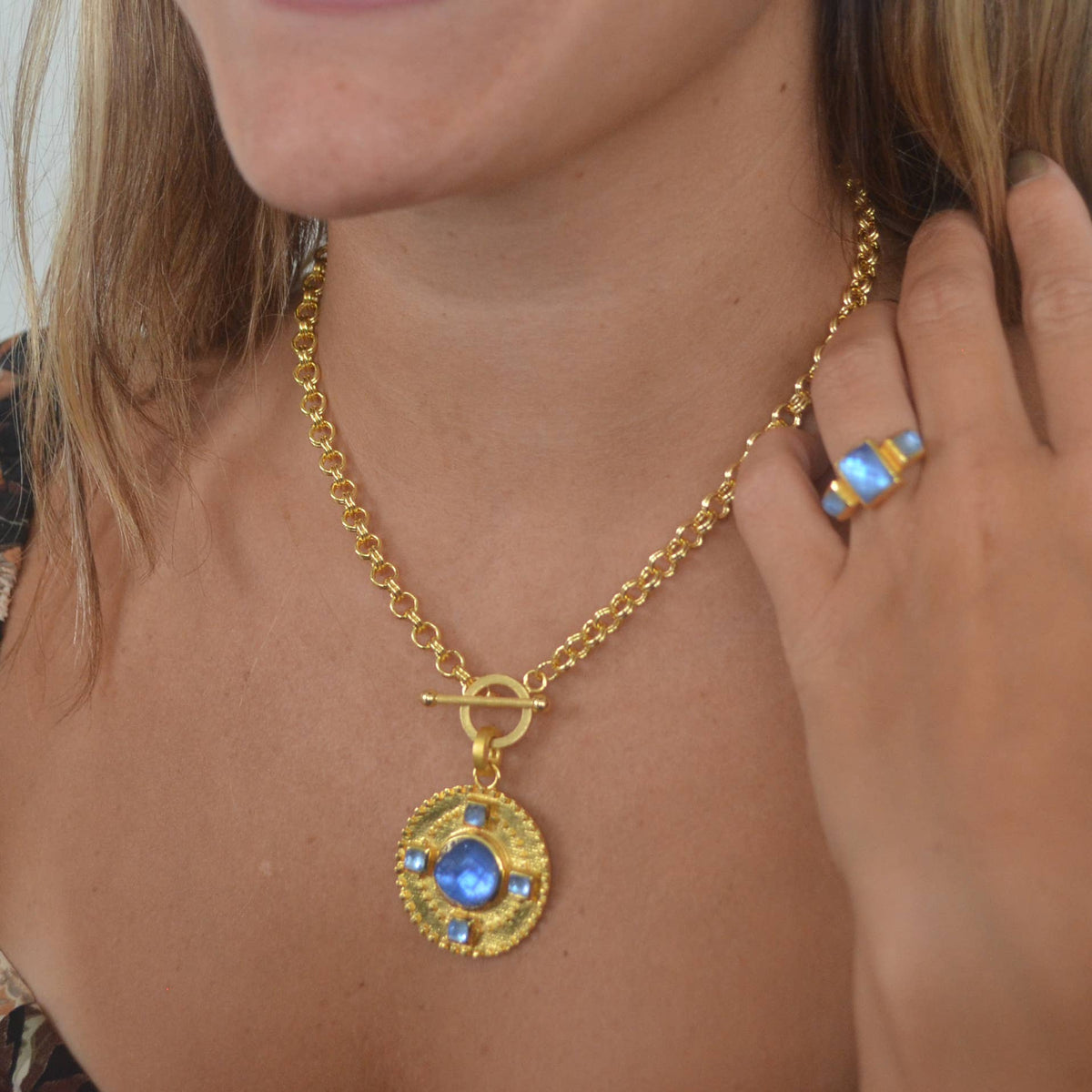 Betty Carré Divina Necklace Caribbean Blue