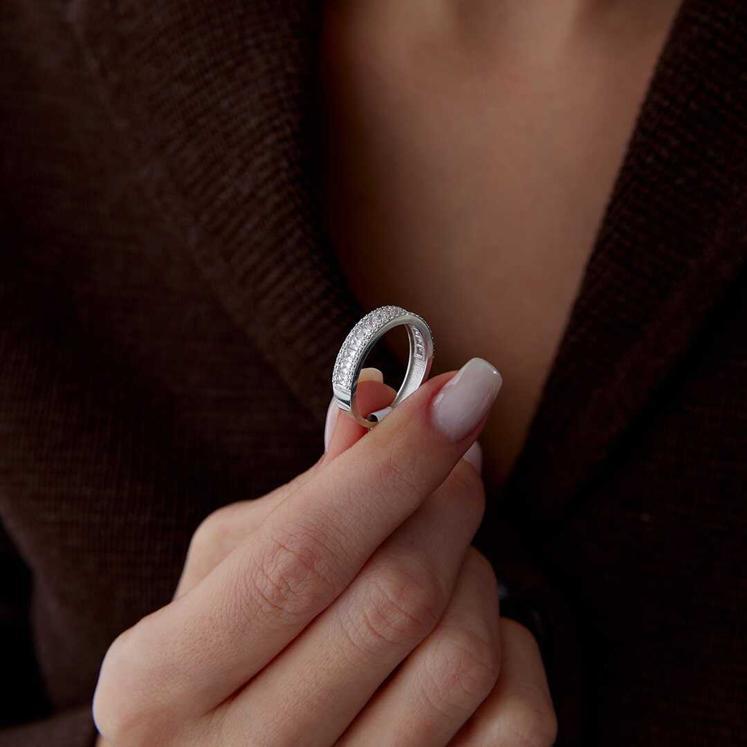 14K Gold Eternity Band Ring