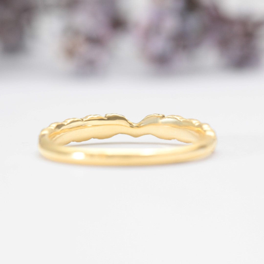 Bay Laurel Leaf Wedding Ring