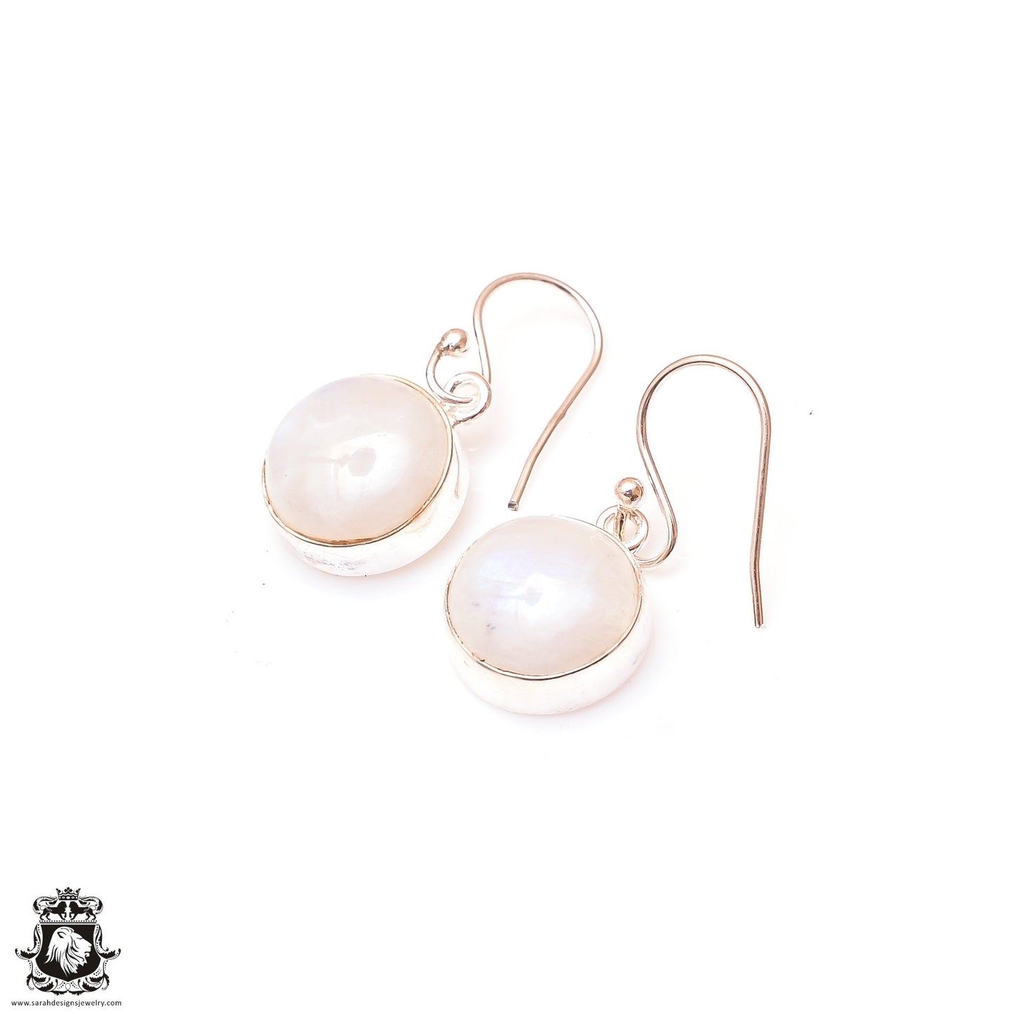 Moonstone Dangle & Drop Earrings 925 Solid (Nickel Free) Sterling Silver Earrings WHOLESALE price / Made in Canada Minimalist Earrings ER16