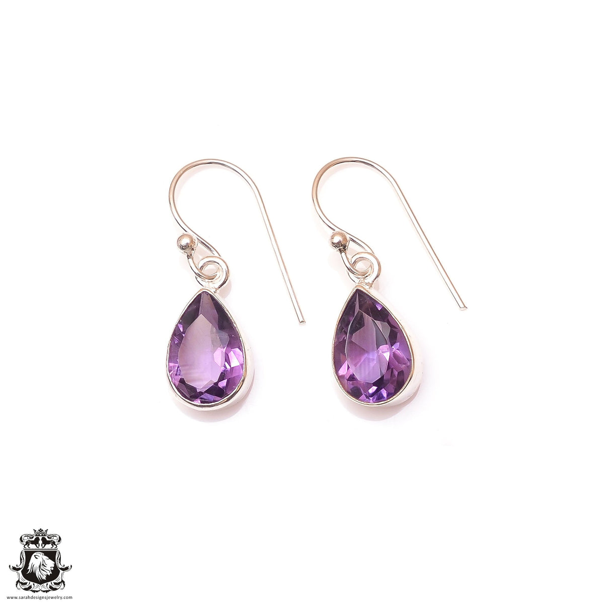 Amethyst Dangle & Drop Earrings 925 Solid (Nickel Free) Sterling Silver Earrings WHOLESALE price / Made in Canada Minimalist Earrings ER10