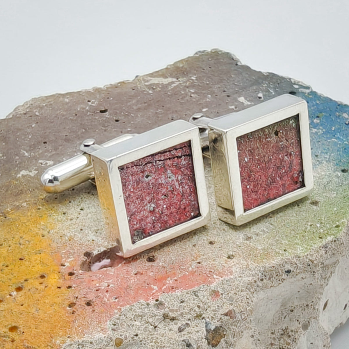 Berlin Wall Graffiti Cufflinks | Historical Gift | 7 options | Sterling Silver