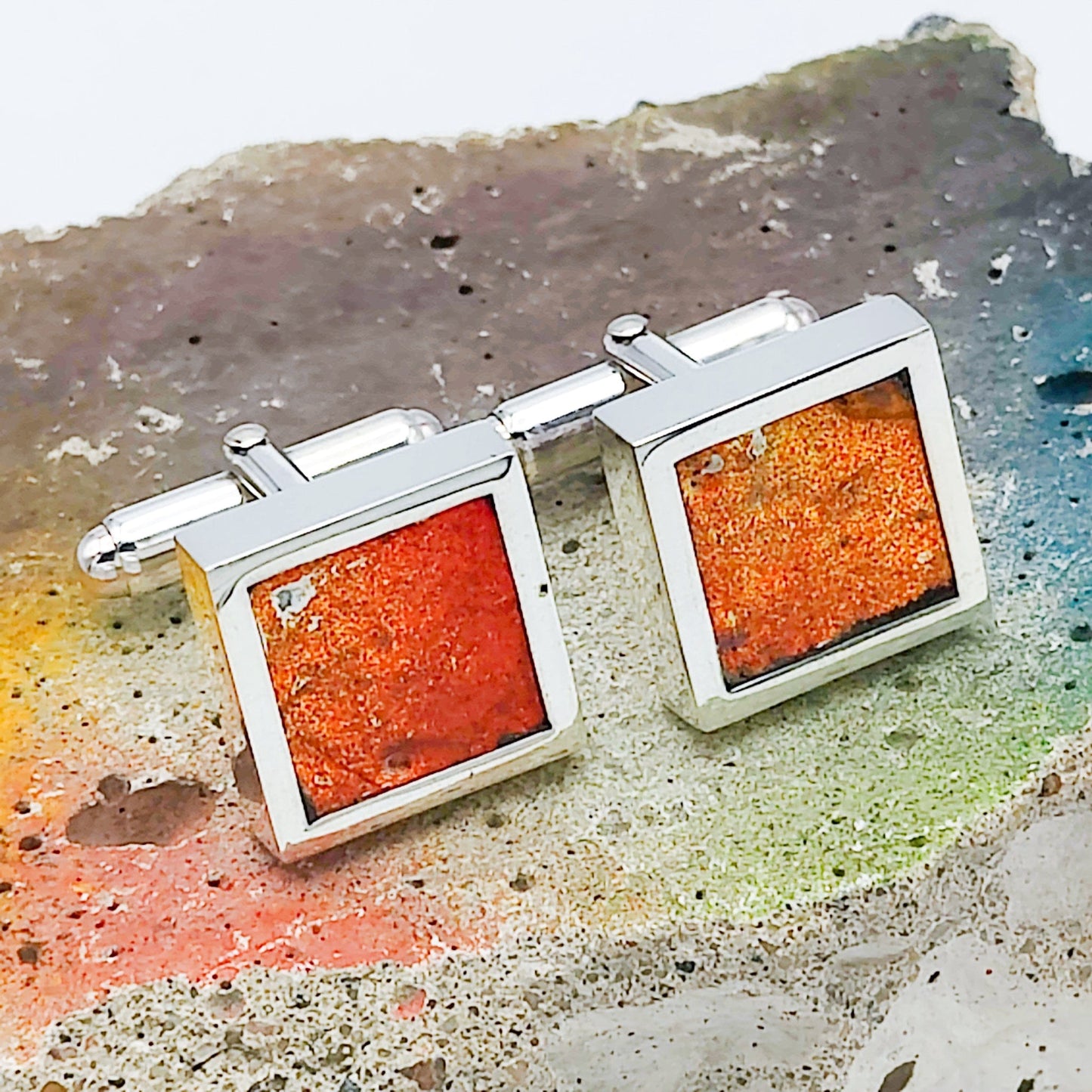 Berlin Wall Graffiti Cufflinks | Historical Gift | 7 options | Sterling Silver