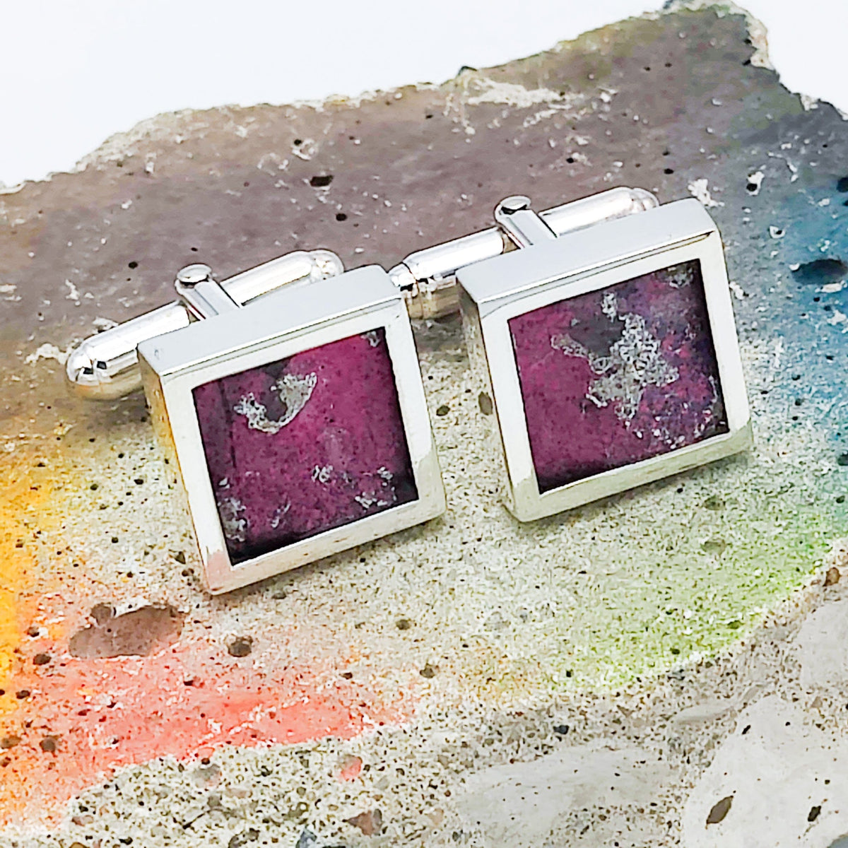 Berlin Wall Graffiti Cufflinks | Historical Gift | 7 options | Sterling Silver