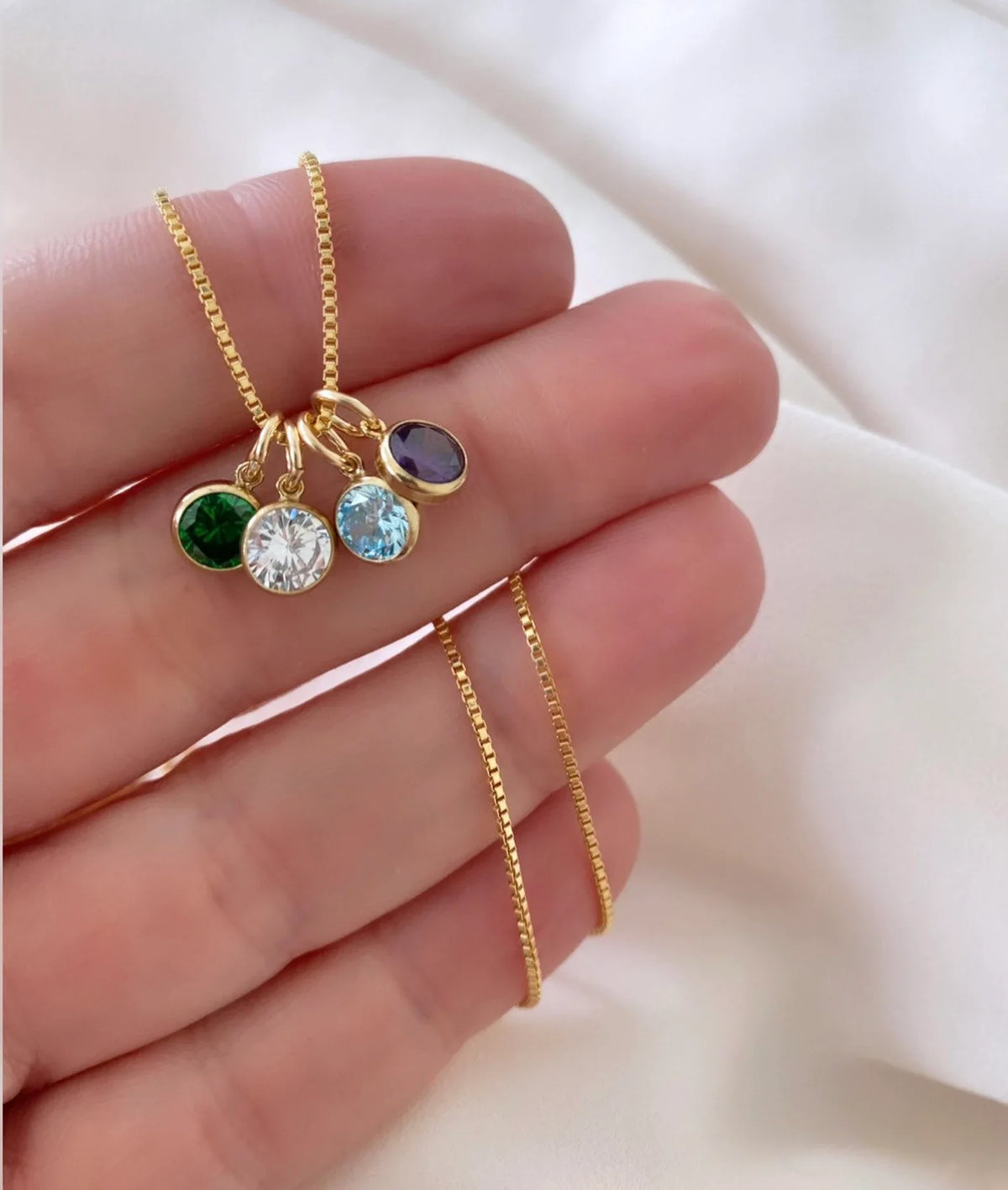 Add-On Birthstone Charms - Gold Filled