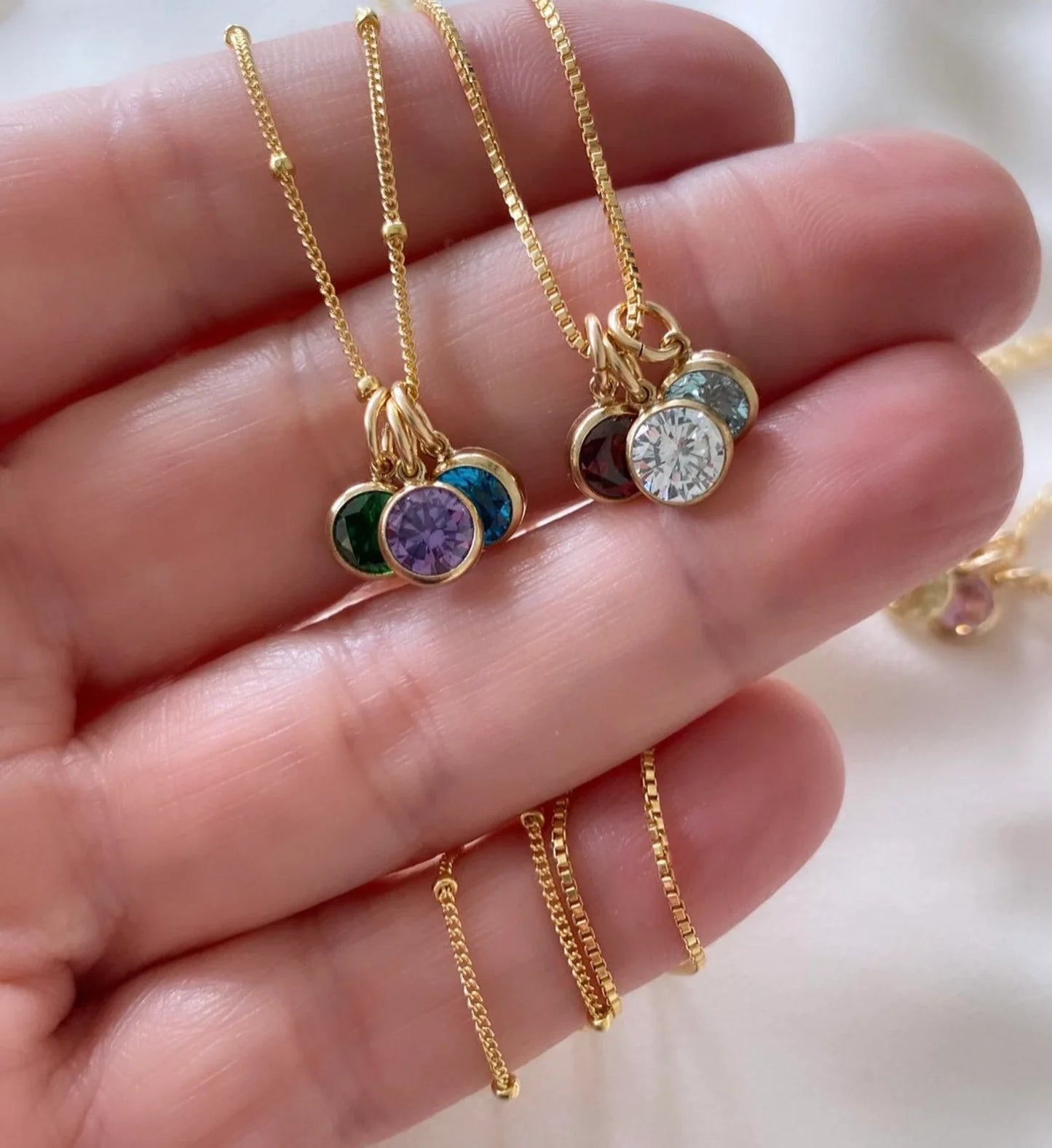 Add-On Birthstone Charms - Gold Filled
