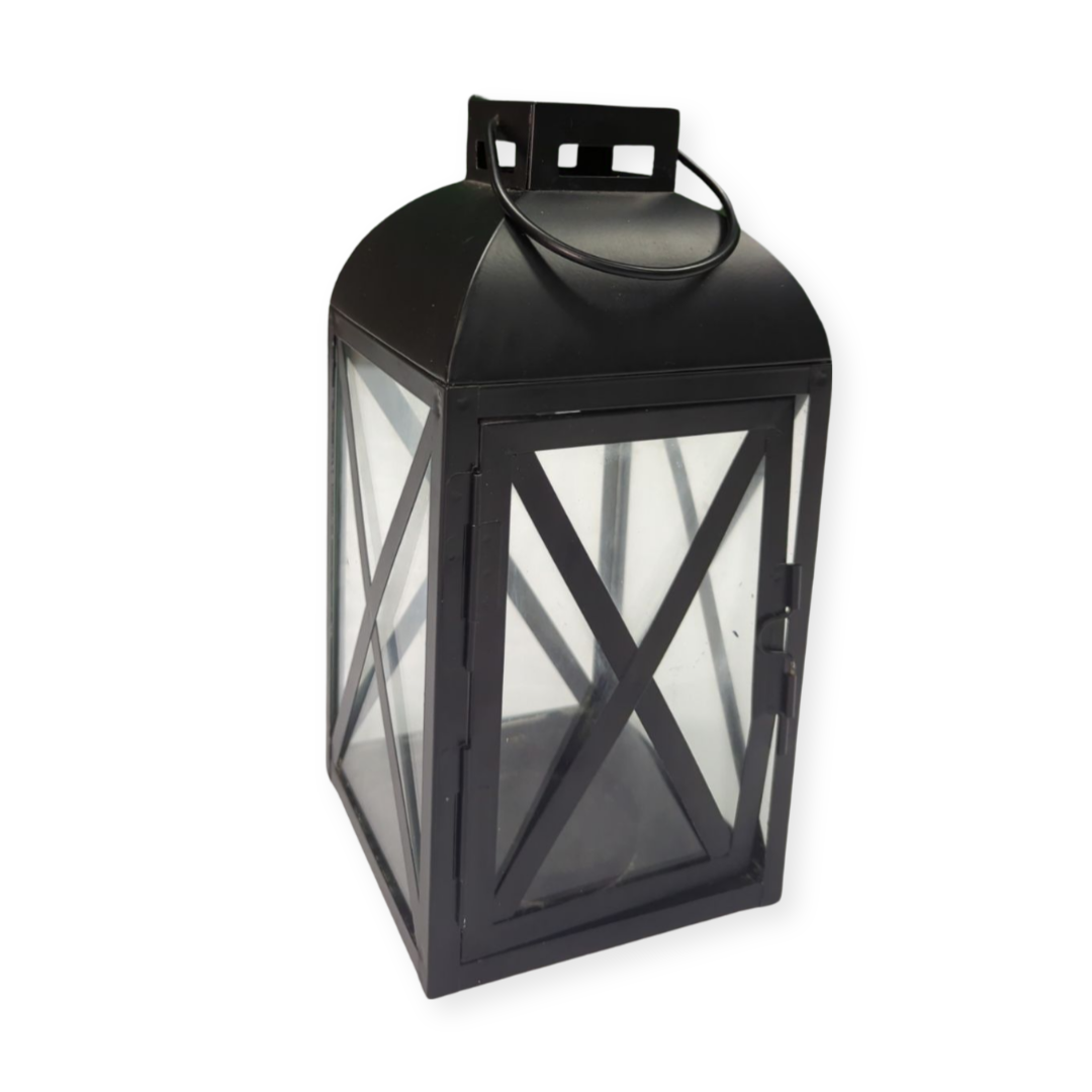 Black Contemporary Lantern