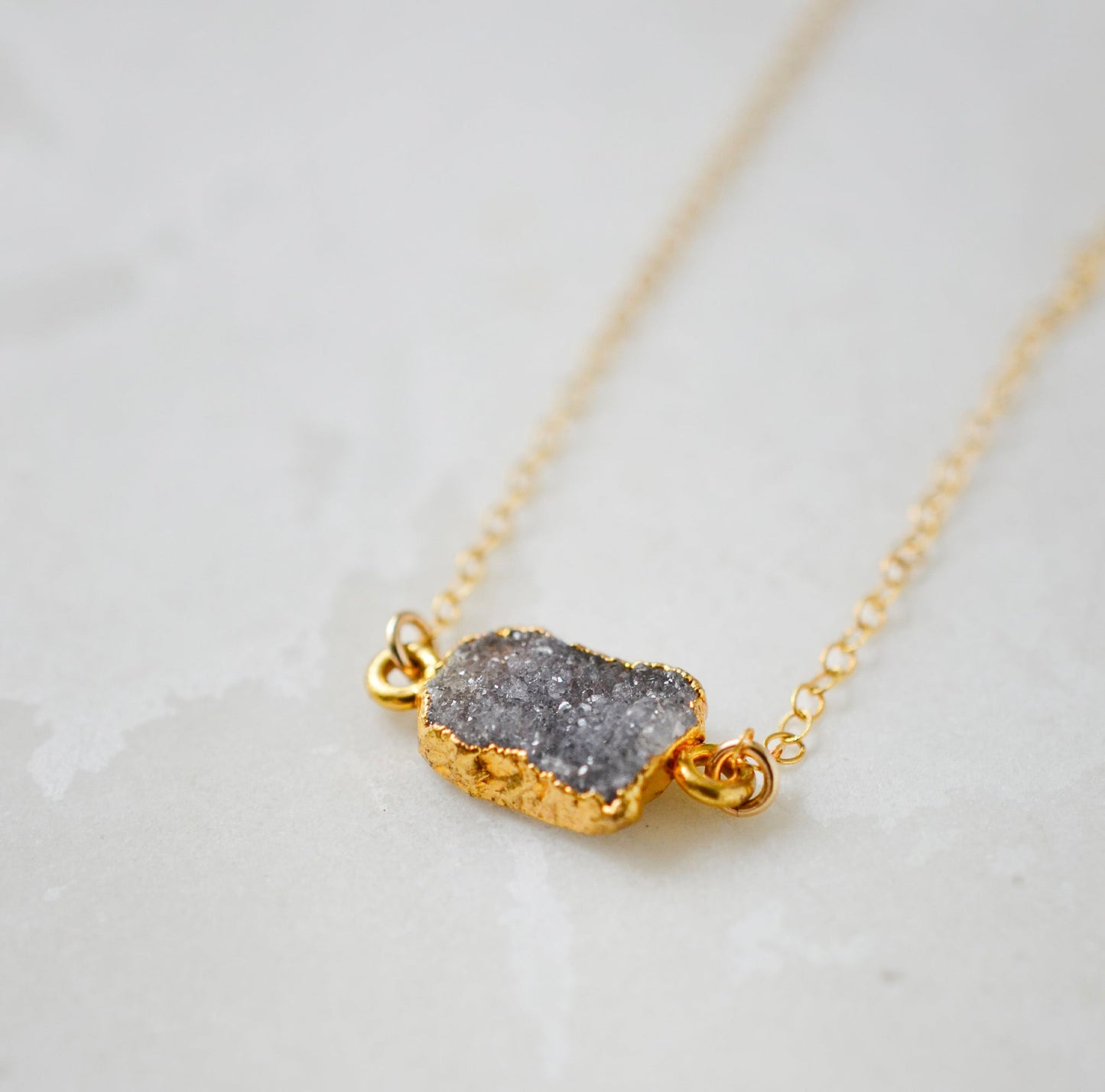 Nyx Necklace - Druzy