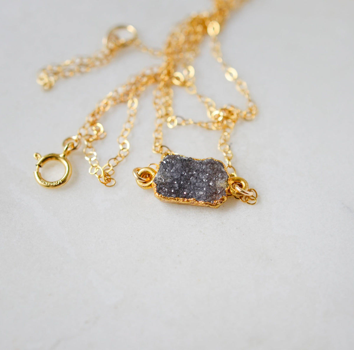 Nyx Necklace - Druzy