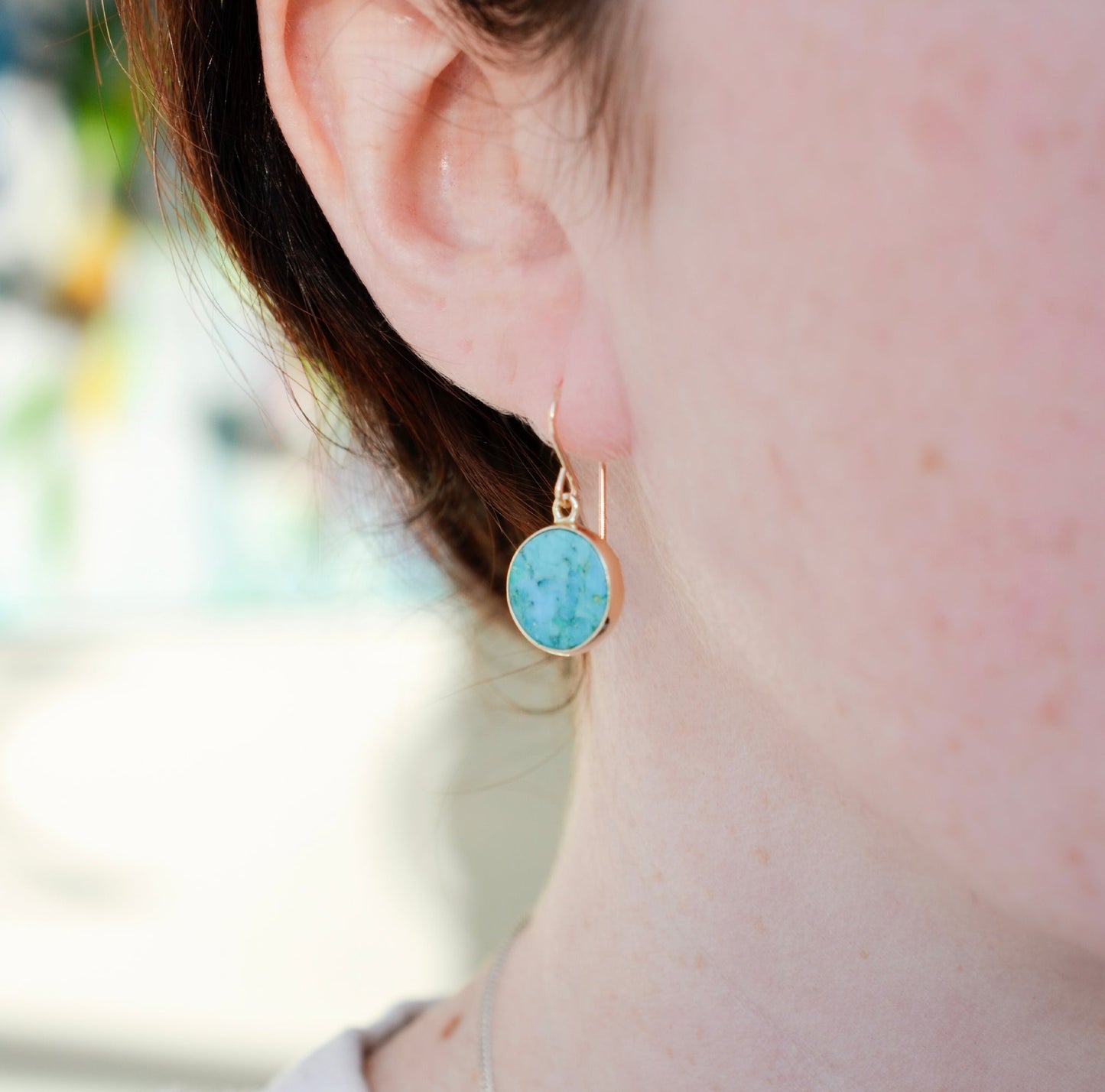 Mavi Earrings: Turquoise