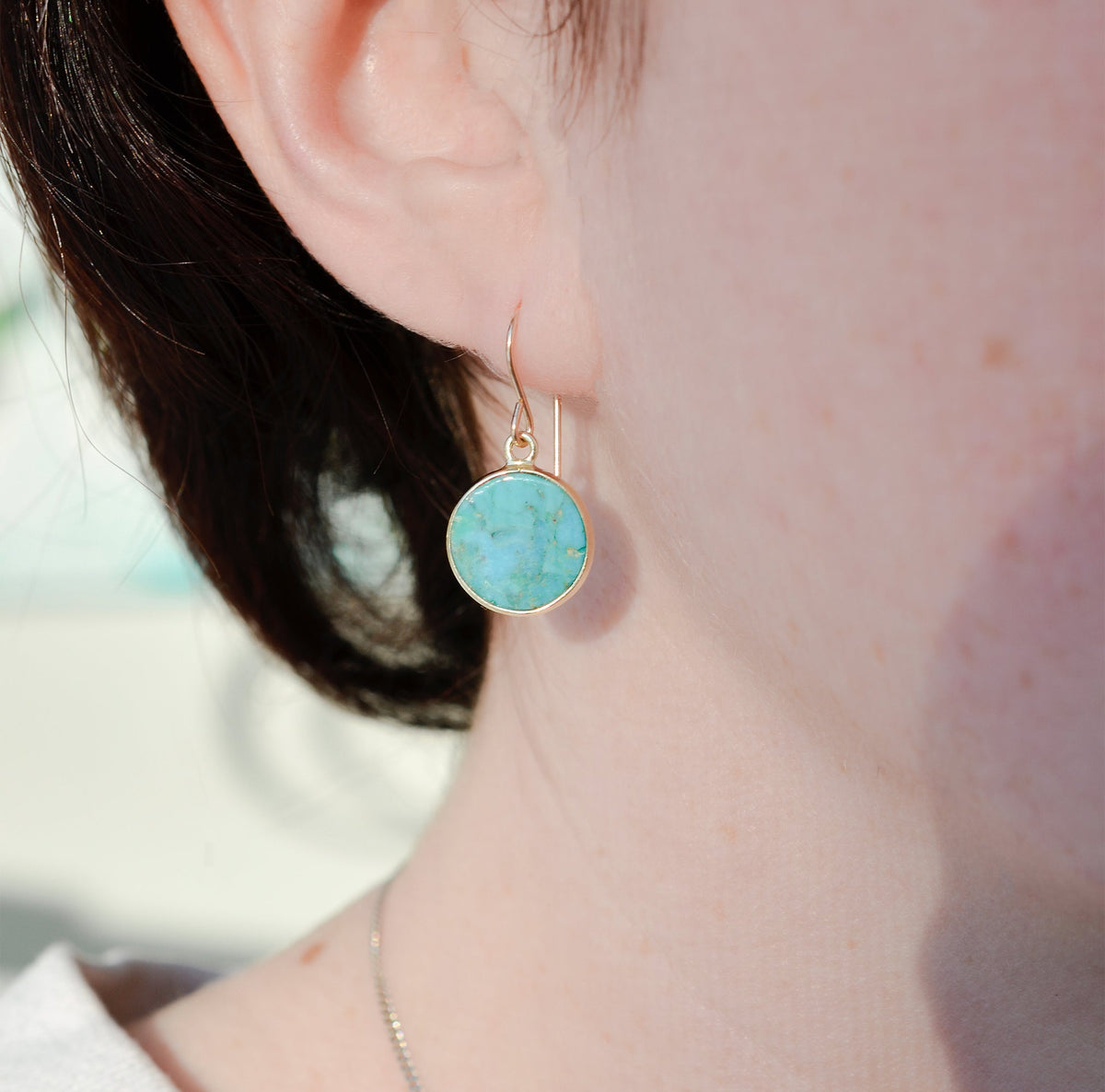 Mavi Earrings: Turquoise