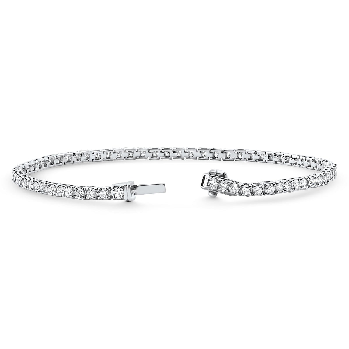 2 - 4Ct Diamond Tennis Bracelet 7" Lab Grown