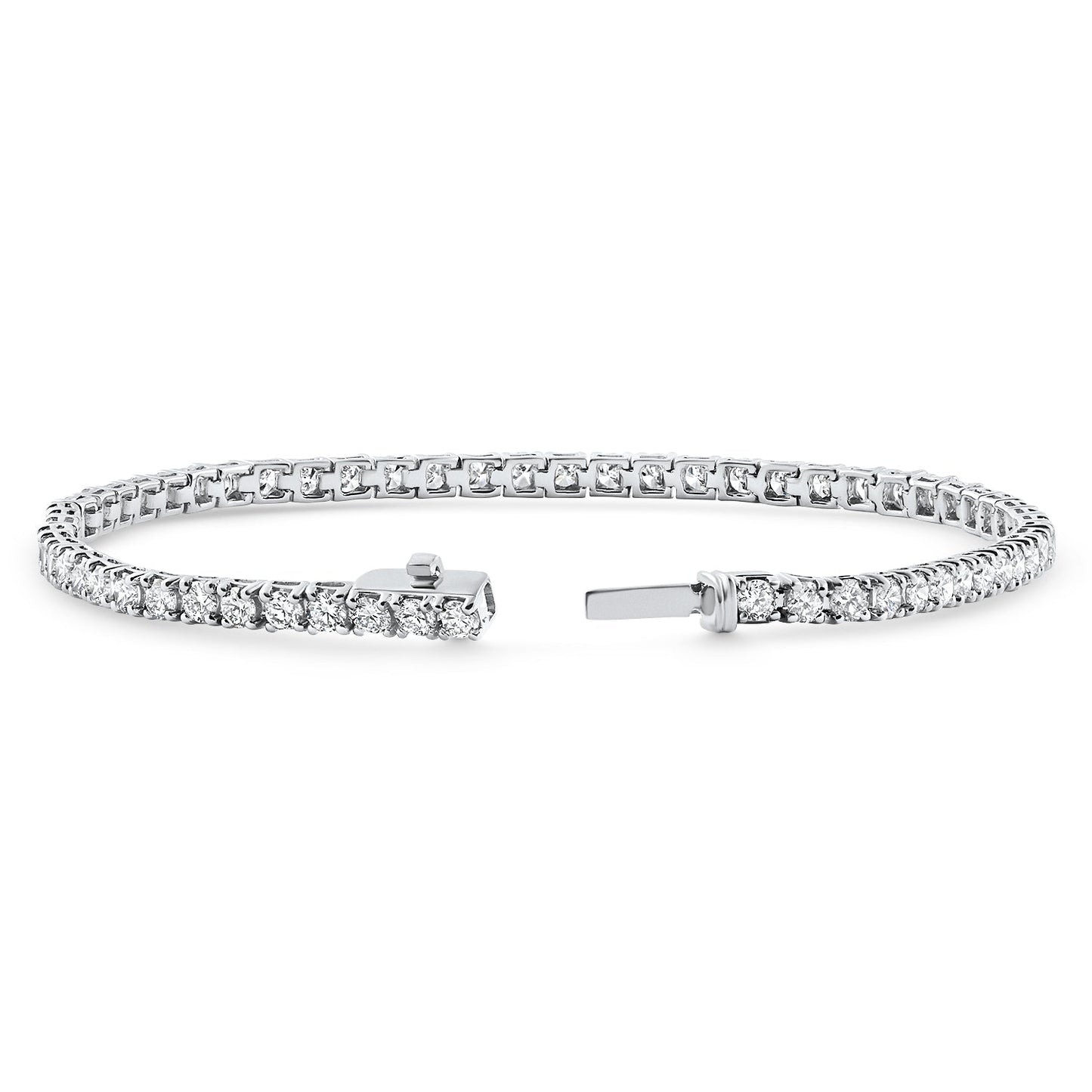 2 - 4Ct Diamond Tennis Bracelet 7" Lab Grown