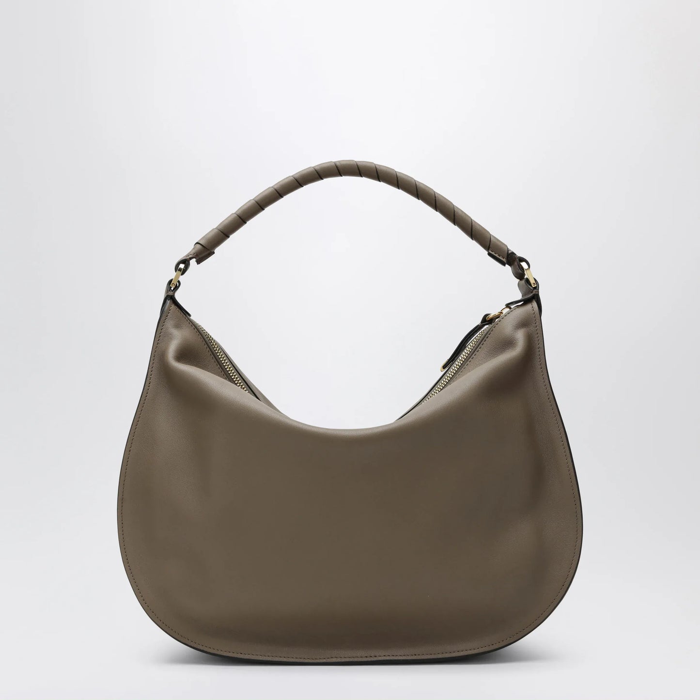 Chloé - Taupe Marcie shoulder bag in leather