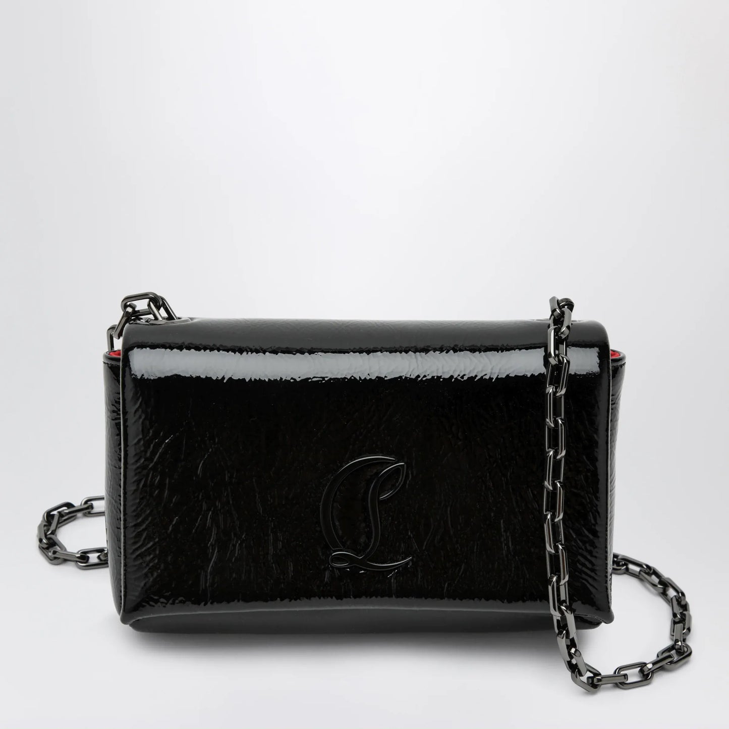 Christian Louboutin - Loubi 54 large flap shoulder bag Black