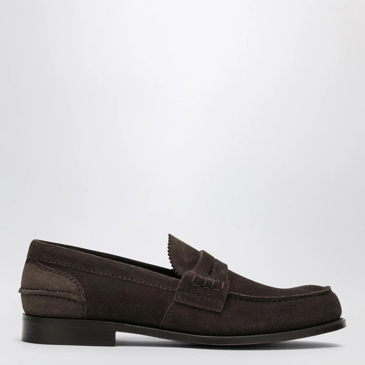 Church's - Brown Pembrey moccasin in suede