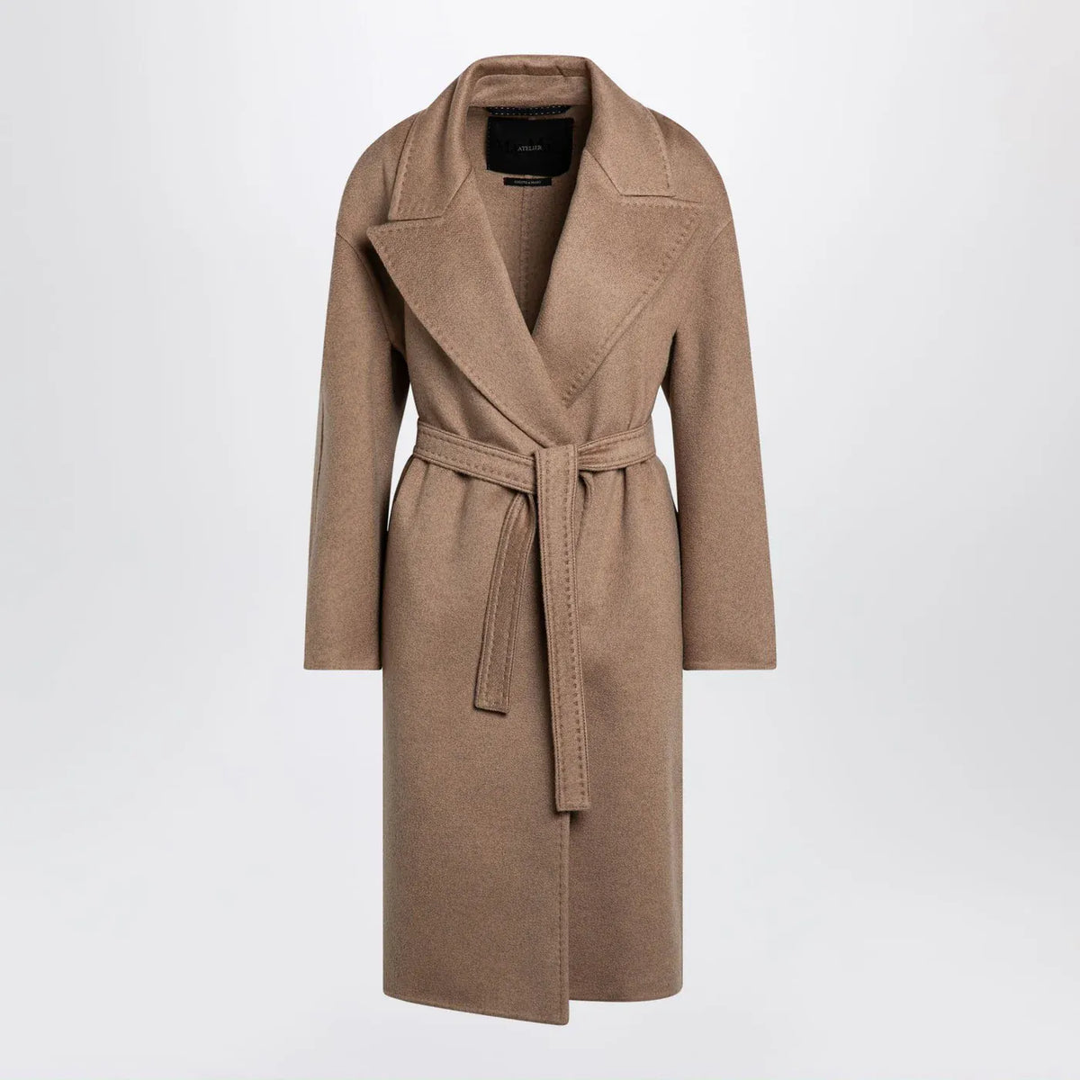Max Mara Atelier - Beige deconstructed cashmere coat