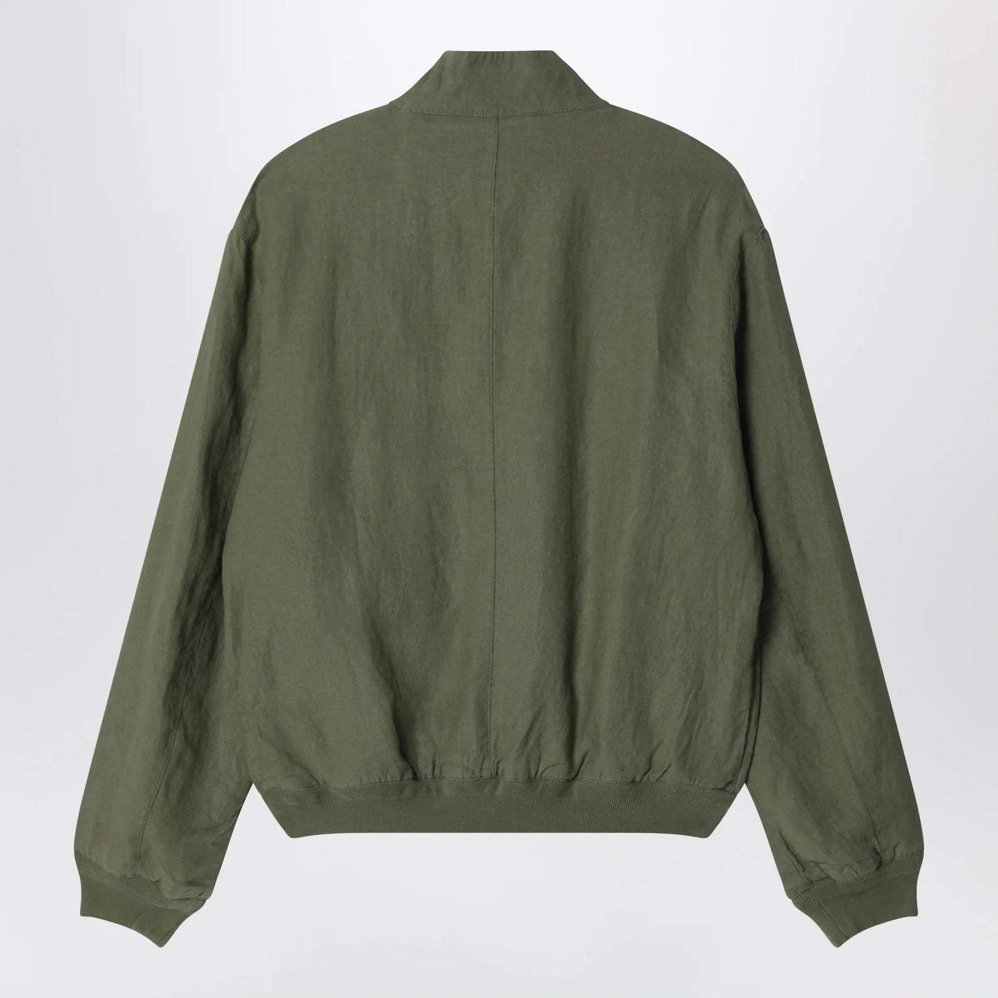 Polo Ralph Lauren - Dark green linen zip-up jacket
