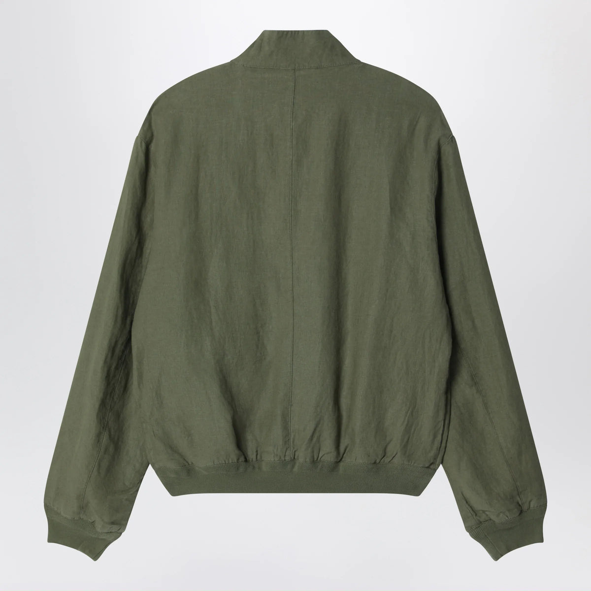 Polo Ralph Lauren - Dark green linen zip-up jacket