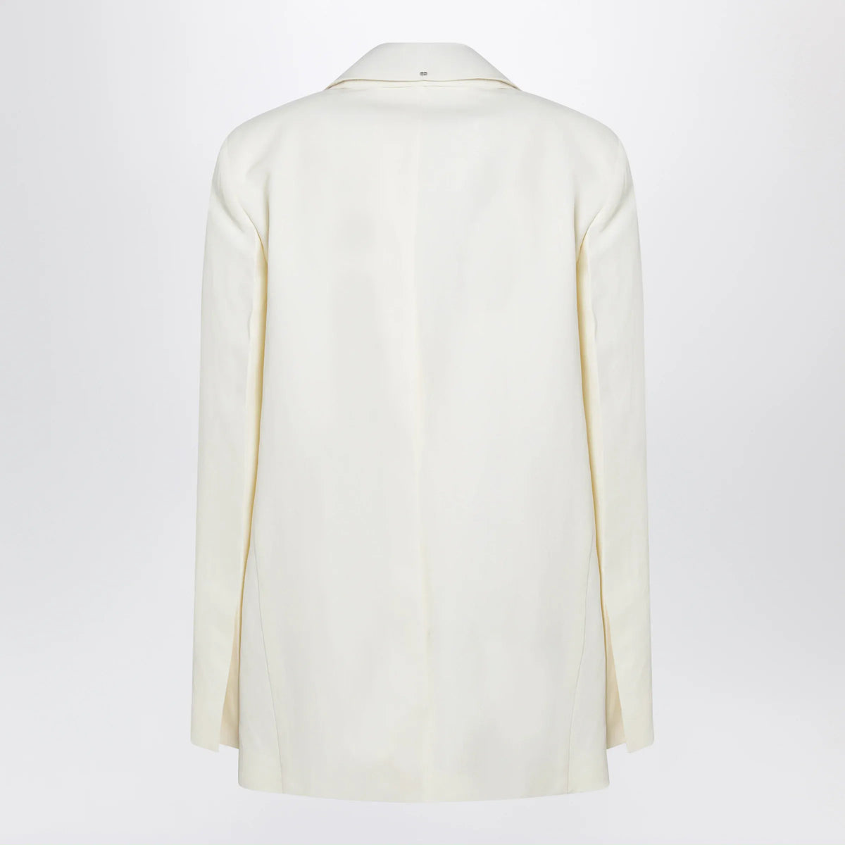Sportmax - Double-collar blazer in viscose blend, yellow