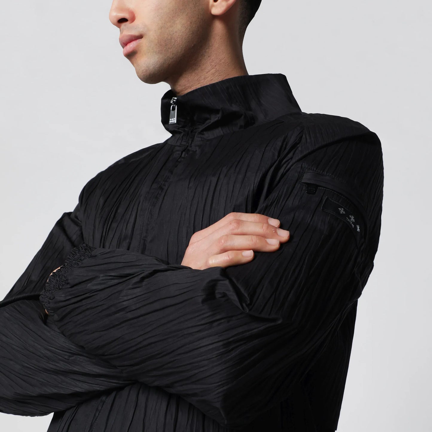 TATRAS - Black Leros jacket in cotton twill