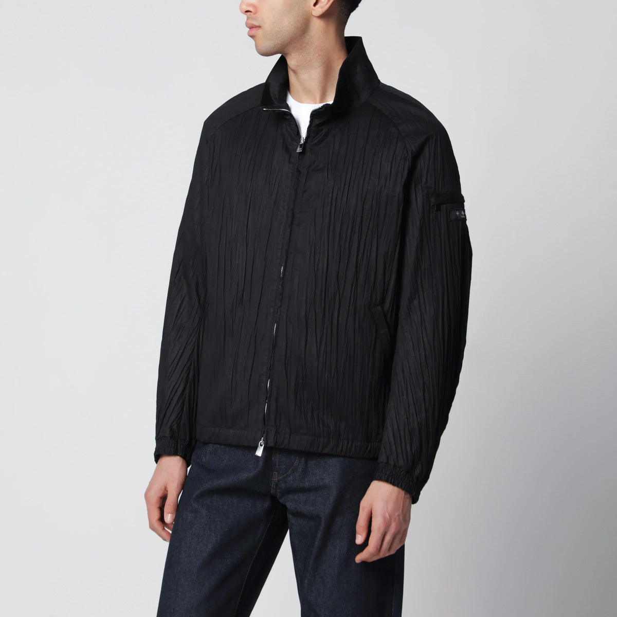 TATRAS - Black Leros jacket in cotton twill