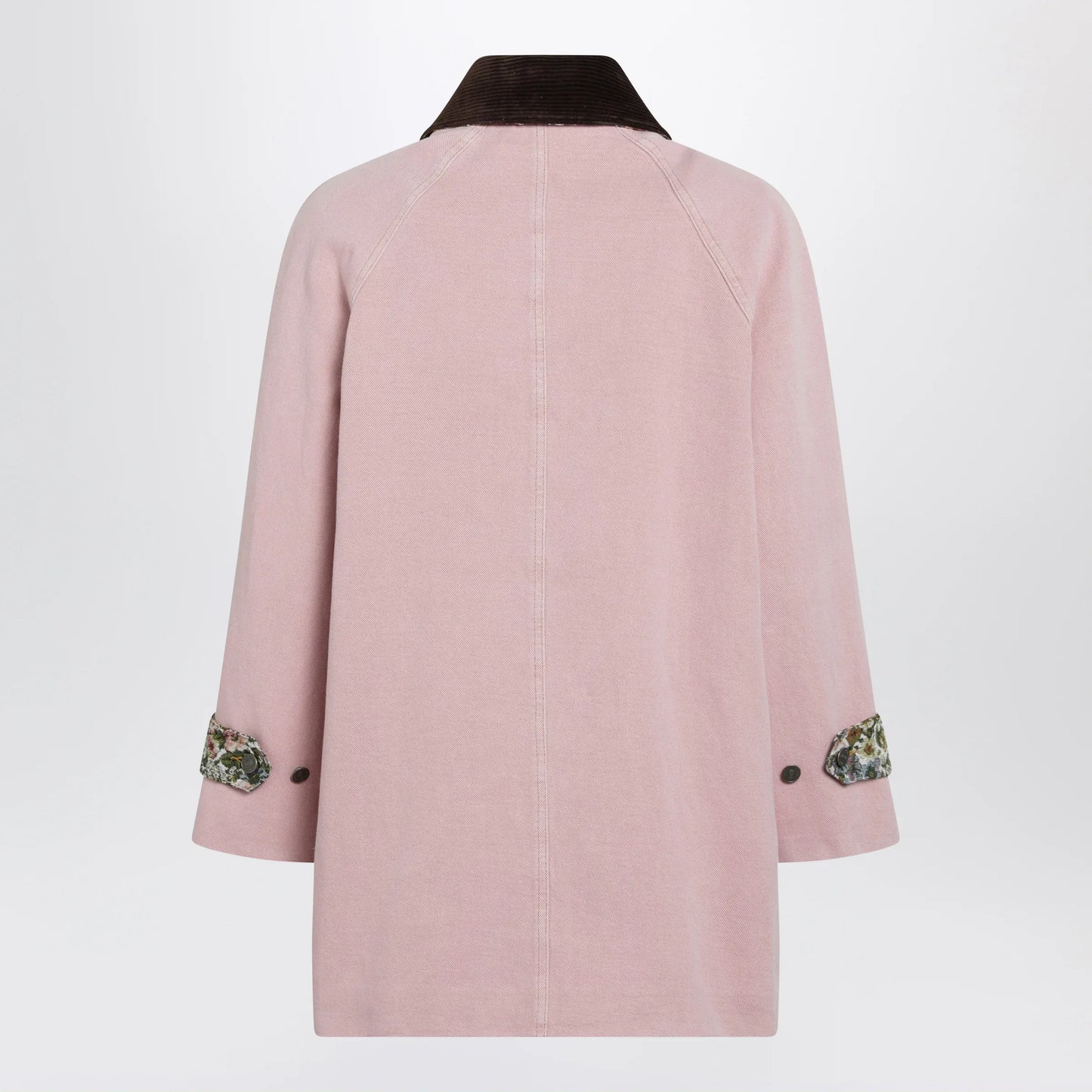 Valentino - Pink denim caban jacket