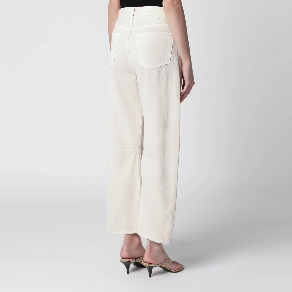 Citizens of Humanity - Almond-coloured Miro jeans