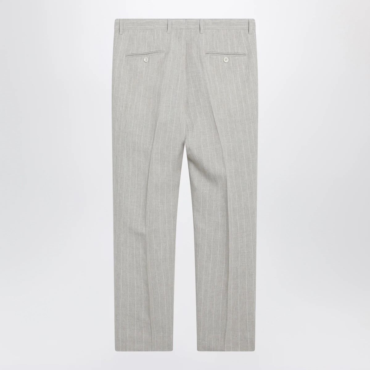 Dolce&Gabbana - Pinstripe linen tailored trousers
