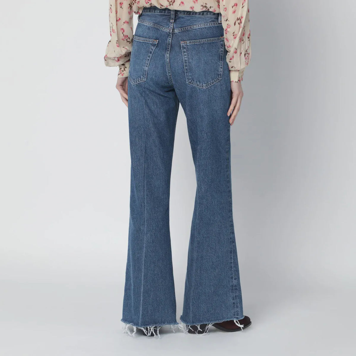 Frame - The Lax blue jeans in regenerated denim