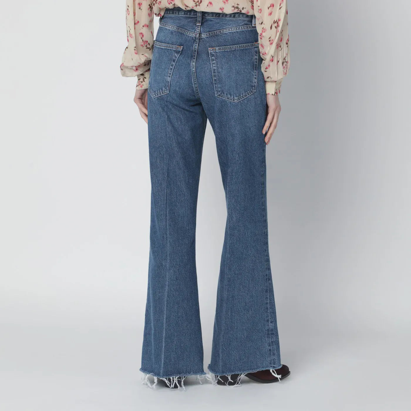 Frame - The Lax blue jeans in regenerated denim